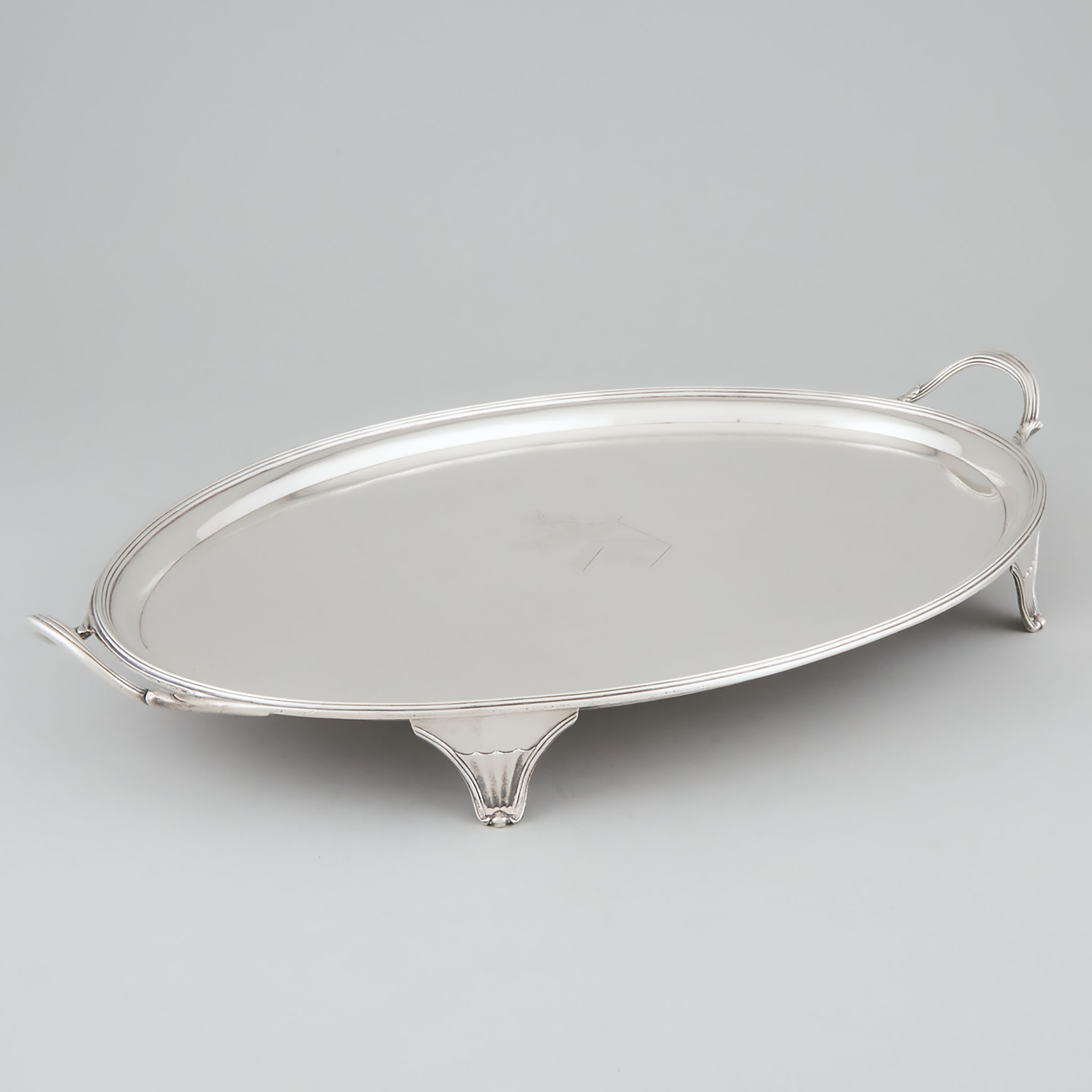 George III Silver Two-Handled Serving Tray, William Bennett, London, 1800