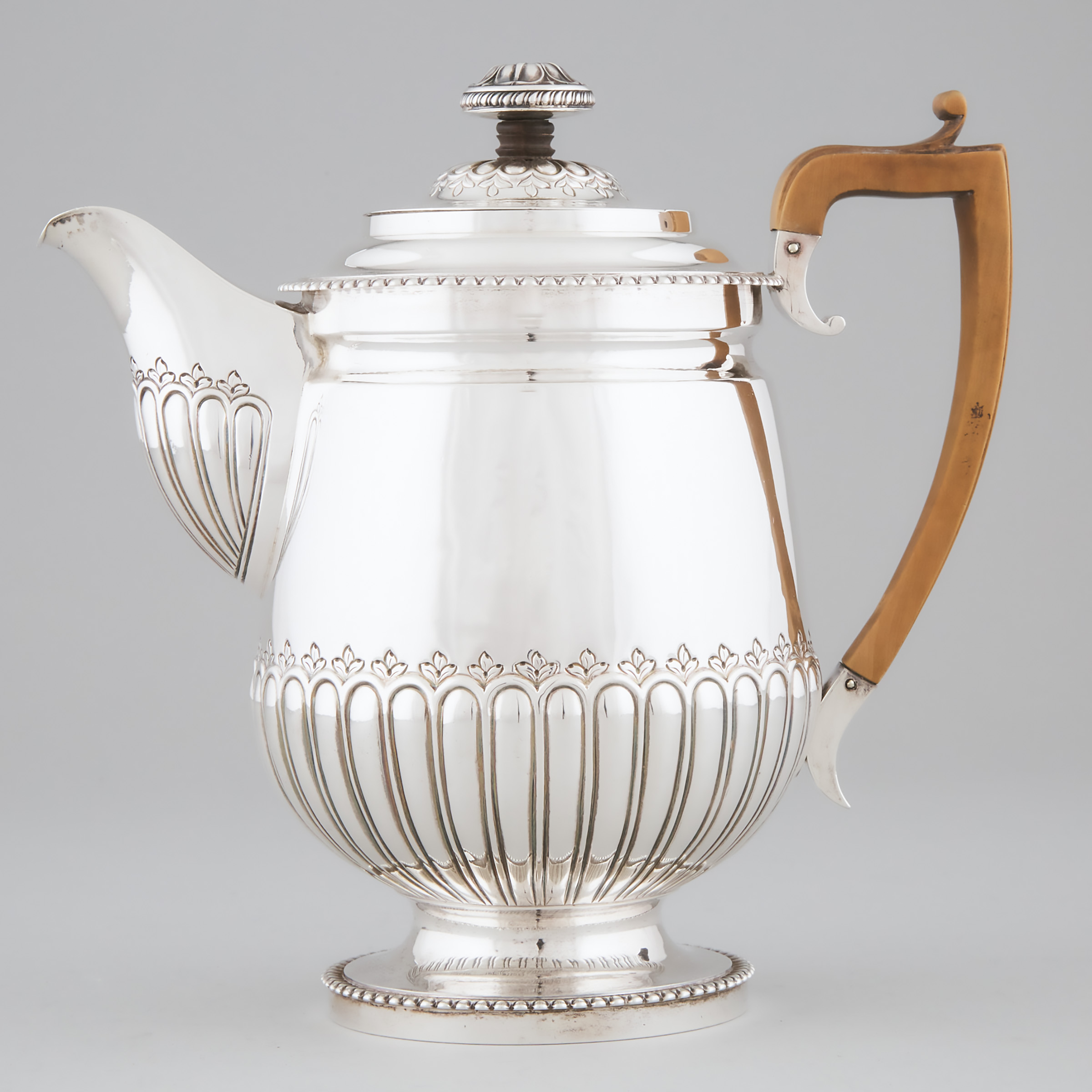 George IV Silver Coffee Pot, Paul Storr, London, 1821