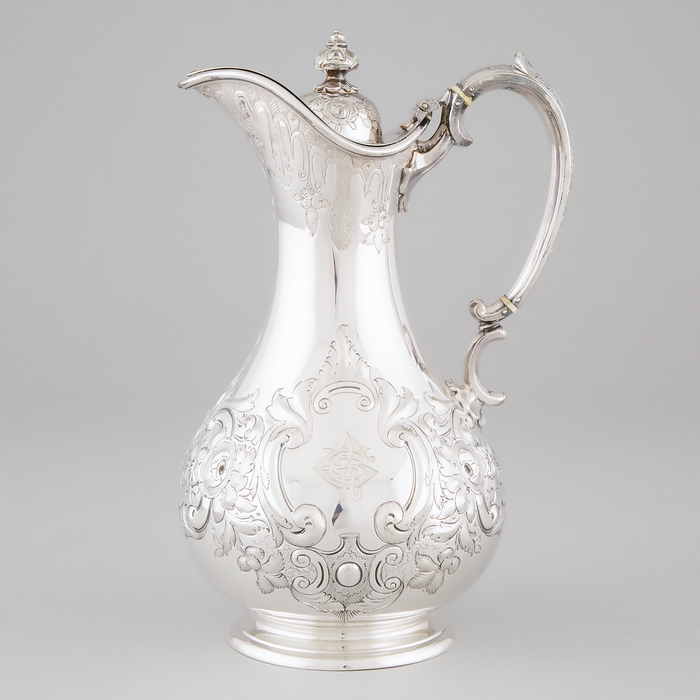 Victorian Silver Plated Lidded Jug, Martin, Hall & Co., late 19th century