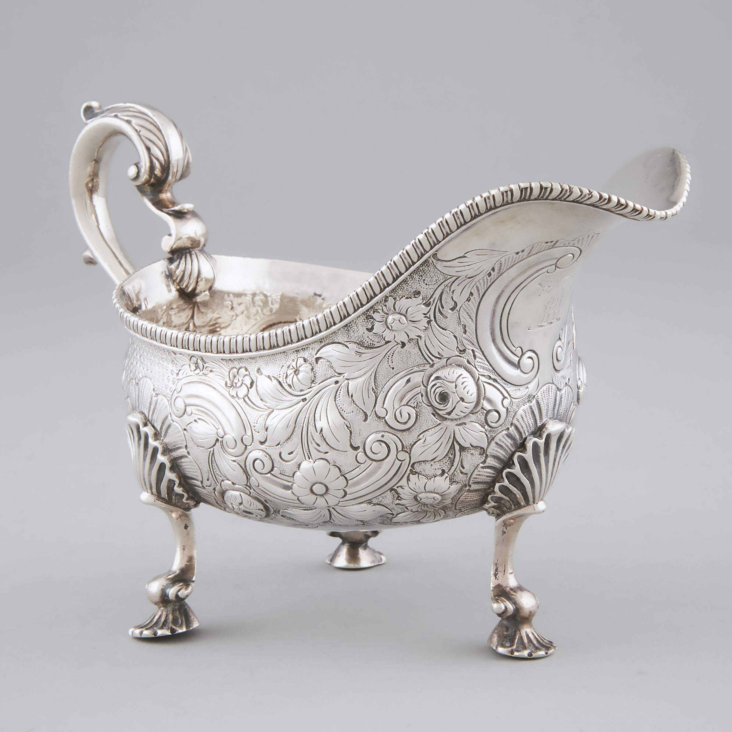 George IV Silver Sauce Boat, probably John Wakefield, London, 1826