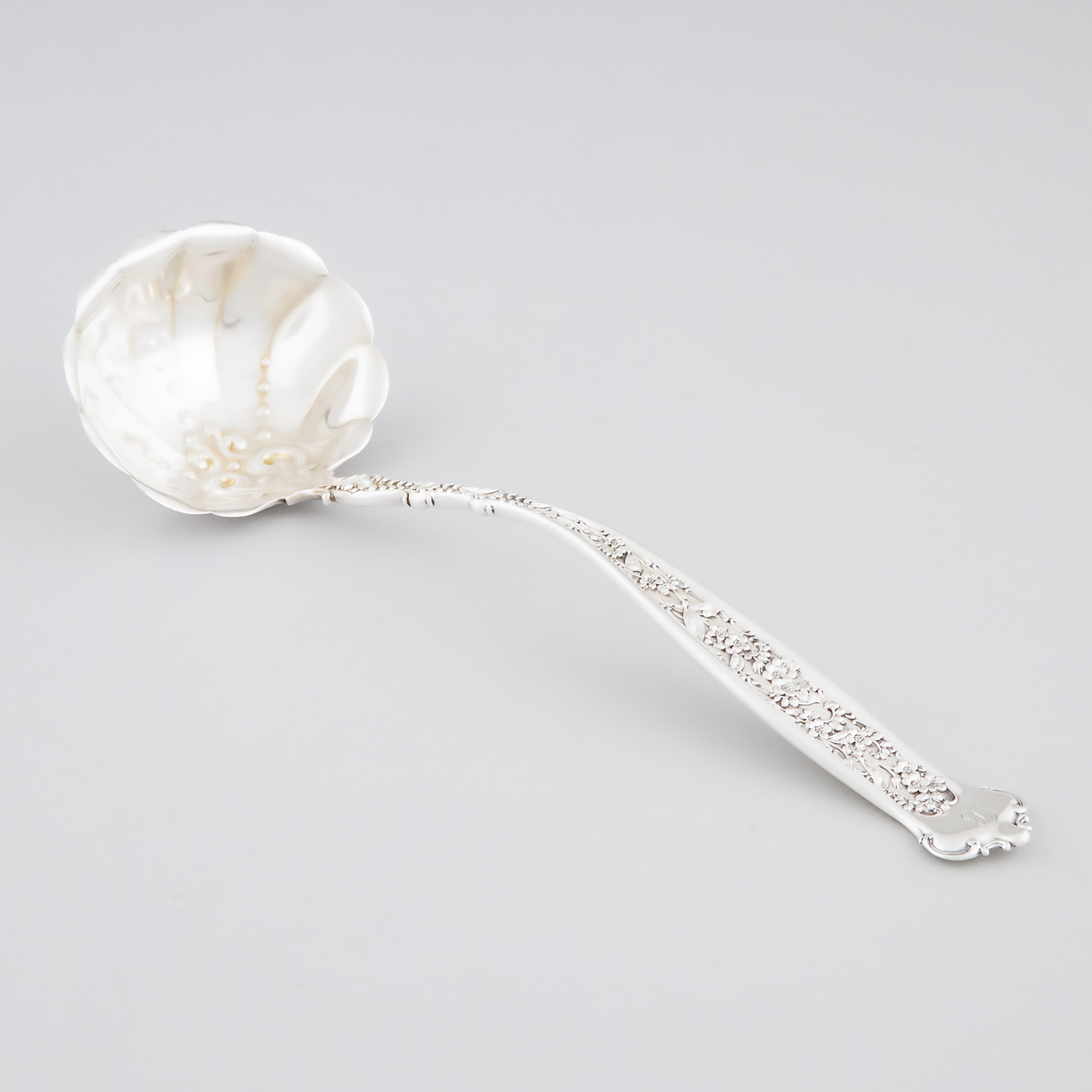 American Silver Soup Ladle, Whiting Mfg. Co., New York, N.Y., early 20th century
