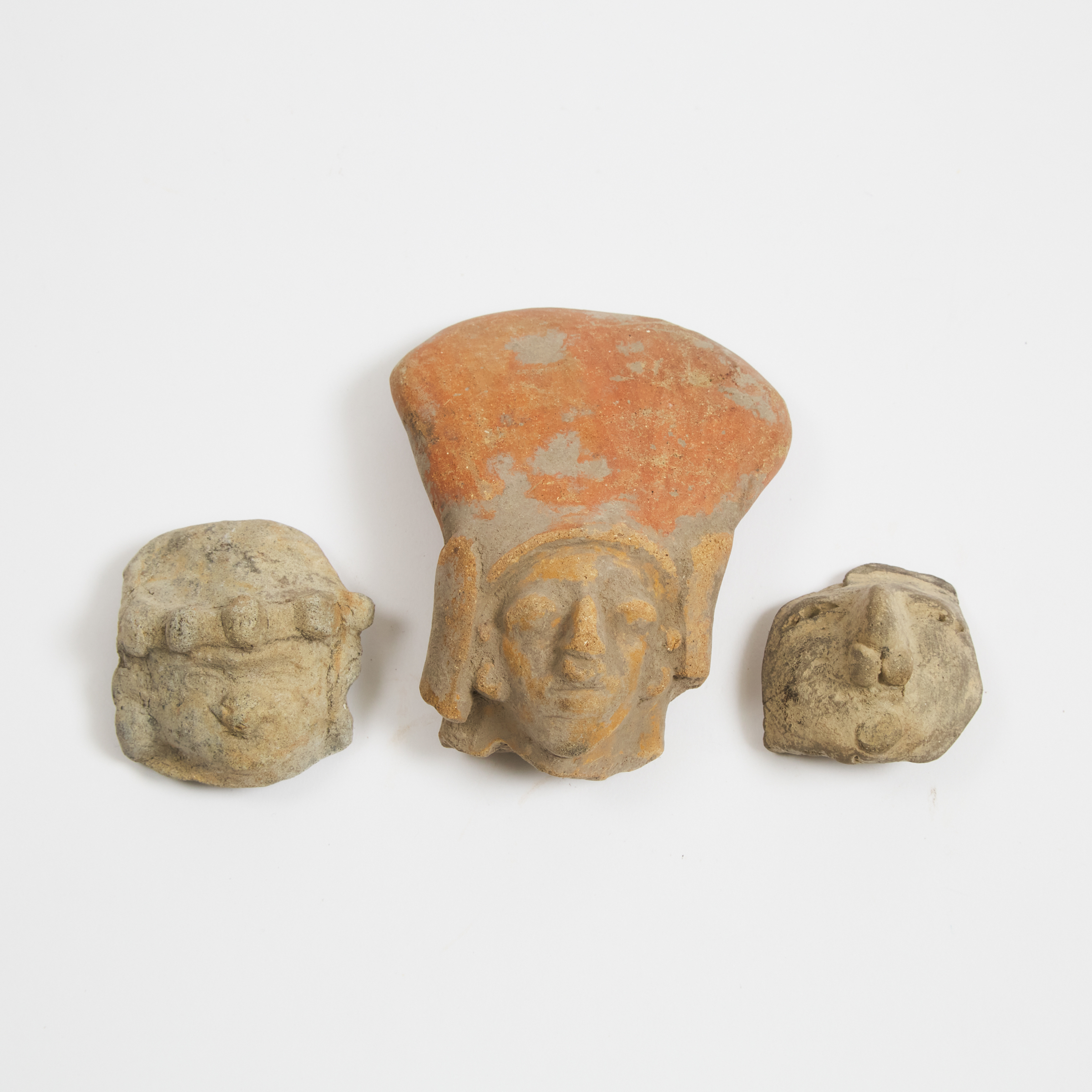 Three Pre-Columbian Terracotta Figure Fragments