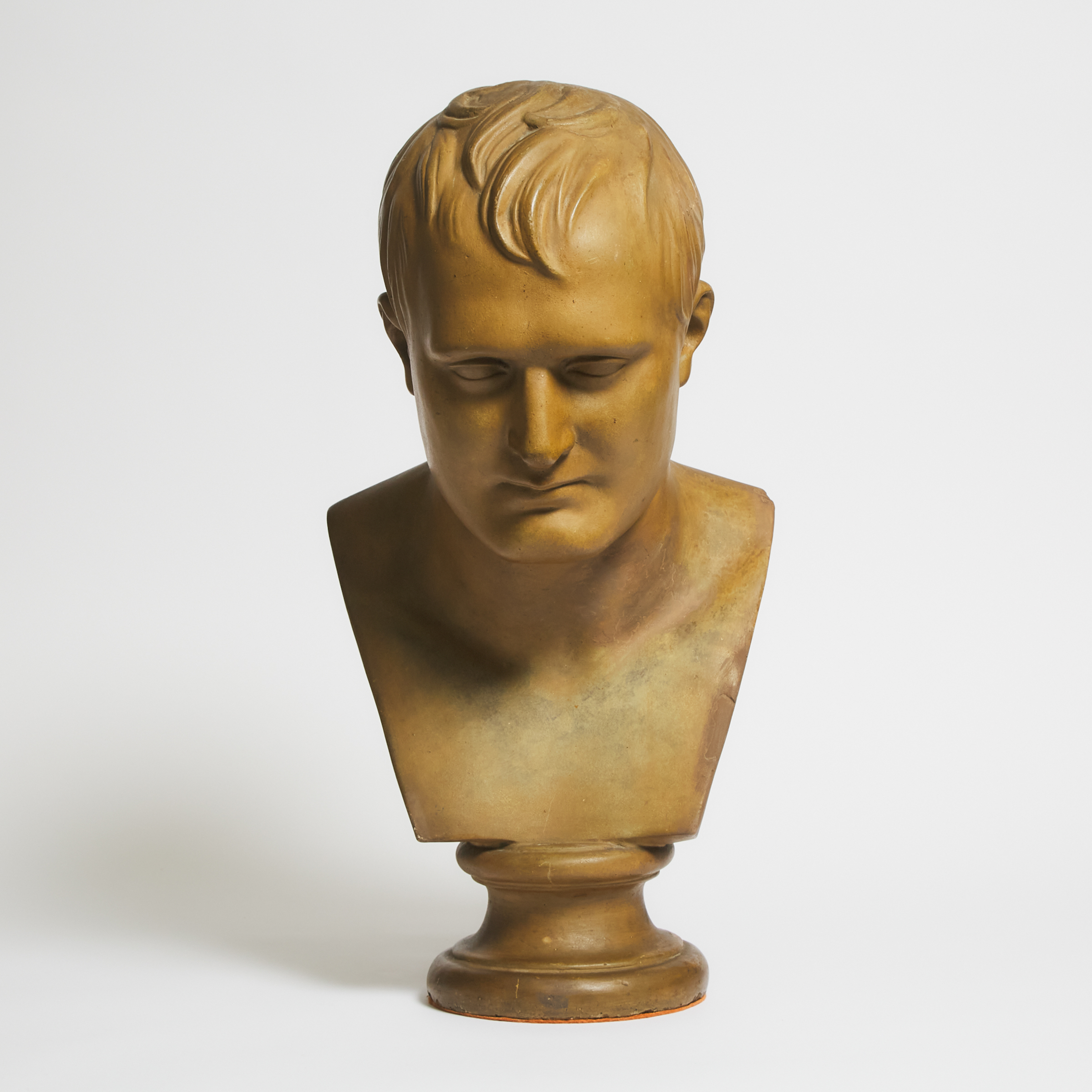 Large Patinated Plaster Bust of Napoleon, early-mid 20th century