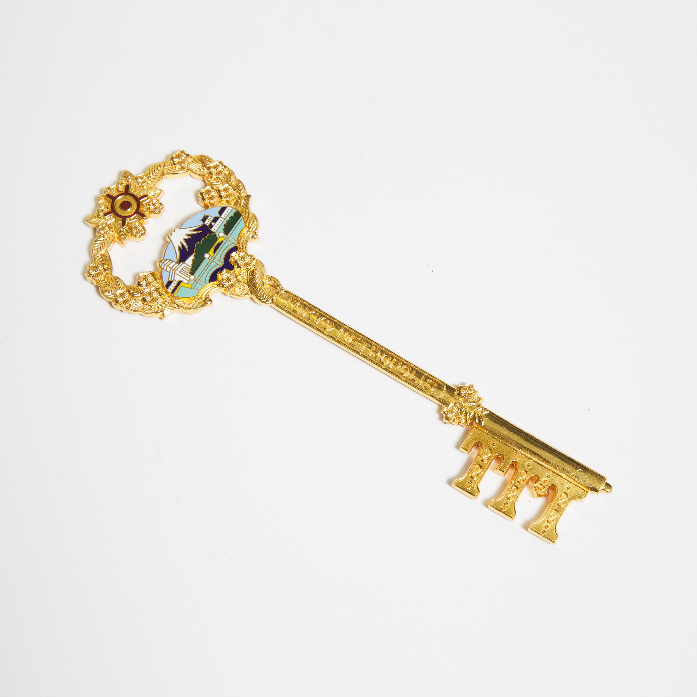 Ceremonial Presentation Key to the City of Tokyo, Japan, mid 20th century
