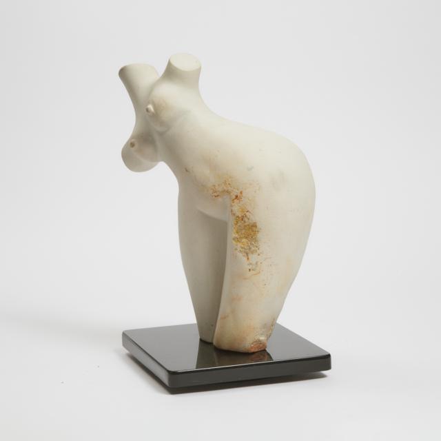 Shona Stone (Saprolite) Carving of a Female Nude, Unsigned possibly by Mamvura, Zimbabwe, c.2010