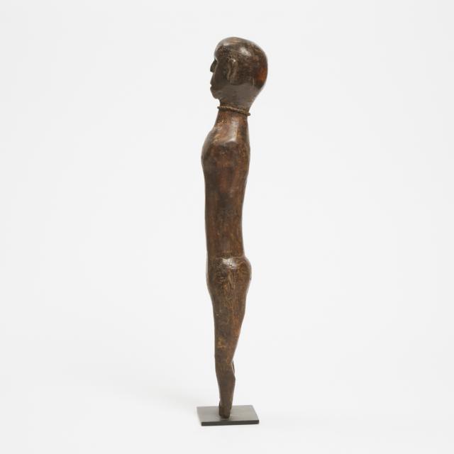 Tanzanian Standing Figure, possibly Nyamwezi, East Africa, early to mid 20th century