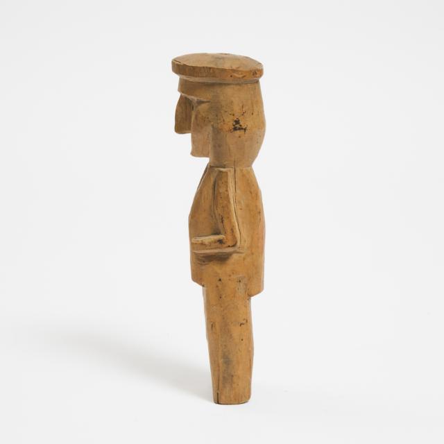 Kuna Indian Carved Wood (Nuchu) Medicine Doll, Panama, Central America, 20th century