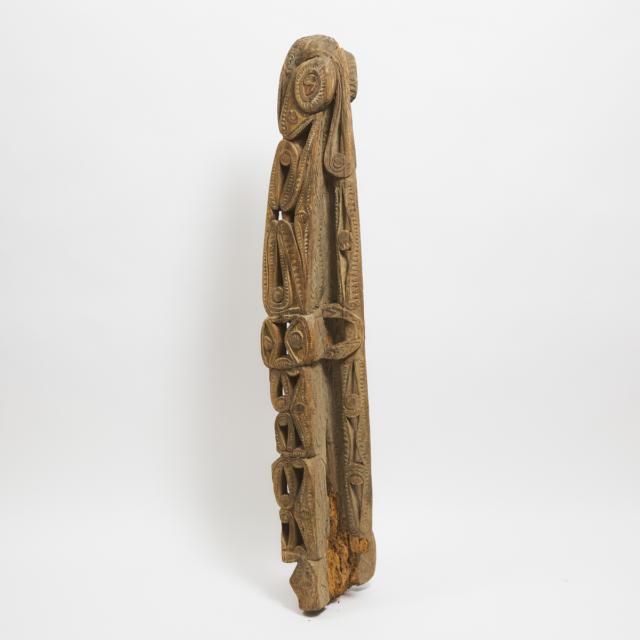 Large Papua New Guinea Canoe Prow, possibly May River, early to mid 20th century
