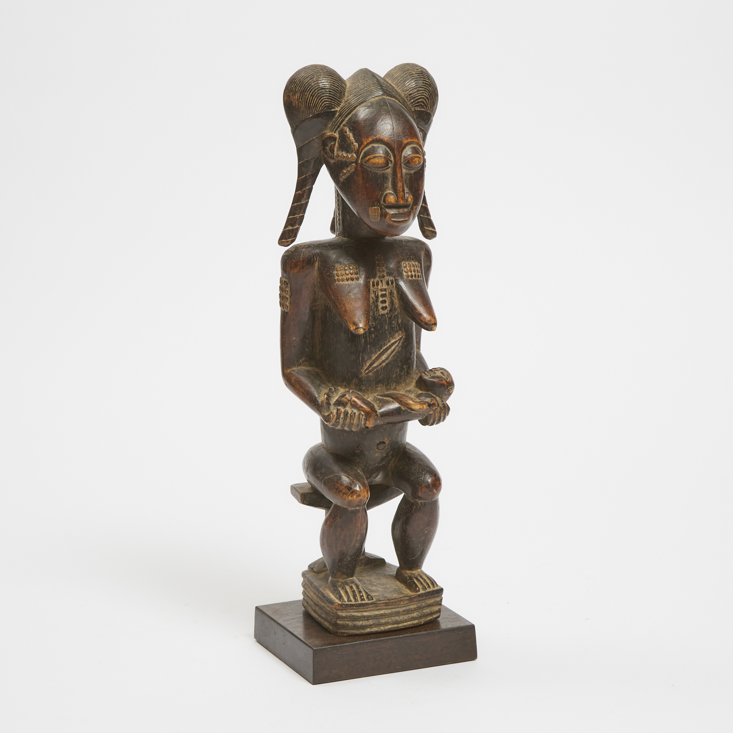 Baule Maternity Figure, Ivory Coast, West Africa, early to mid 20th century