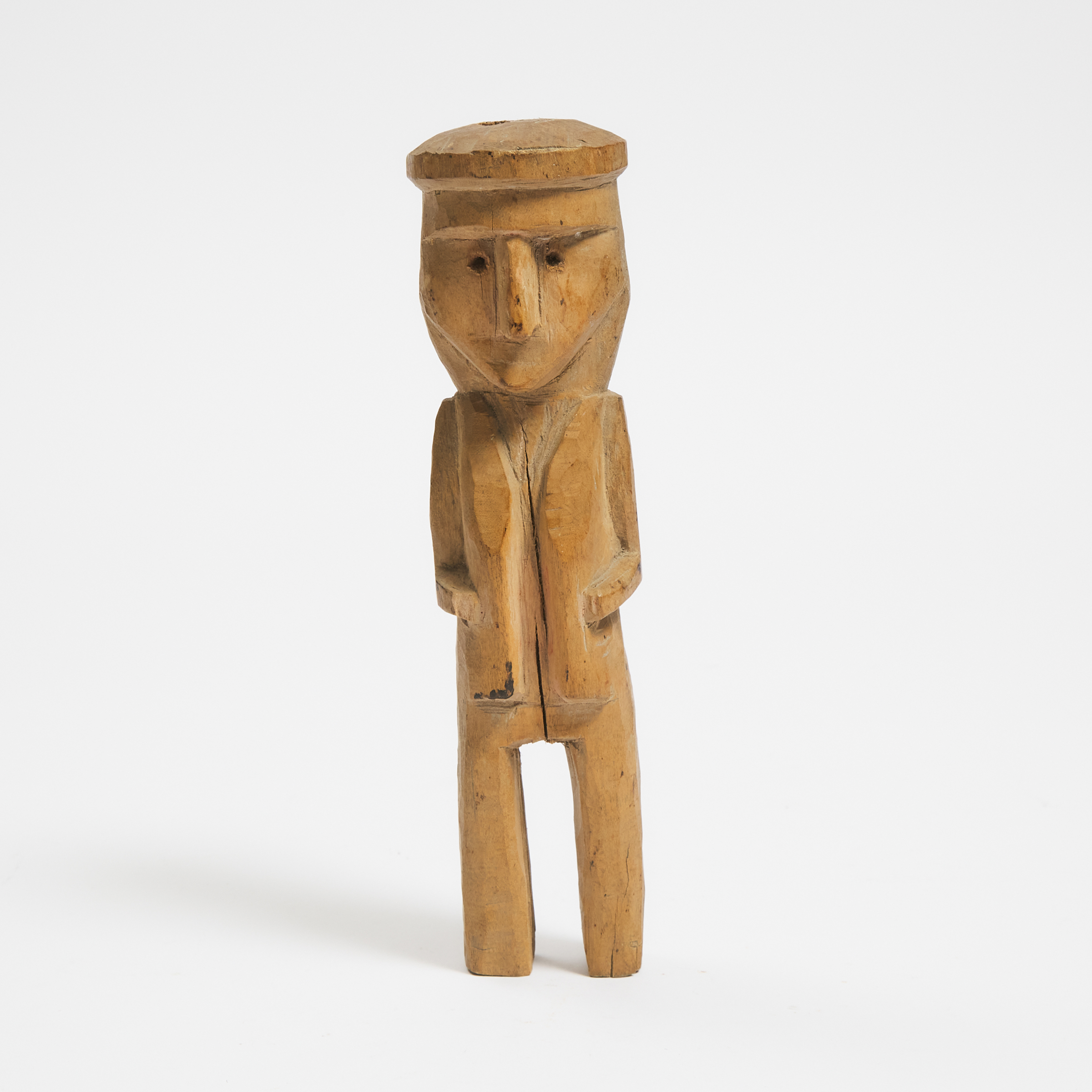 Kuna Indian Carved Wood (Nuchu) Medicine Doll, Panama, Central America, 20th century