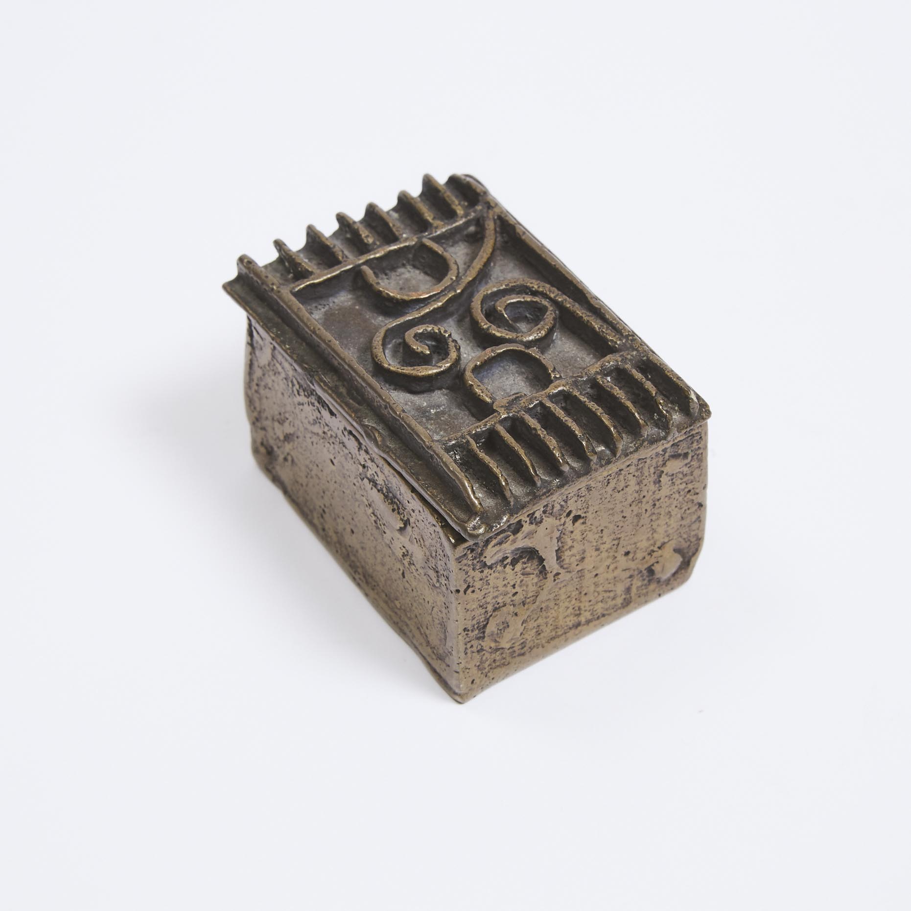Akan/Ashanti Gold Dust Box, Ghana, West Africa,  late 19th to early 20th century