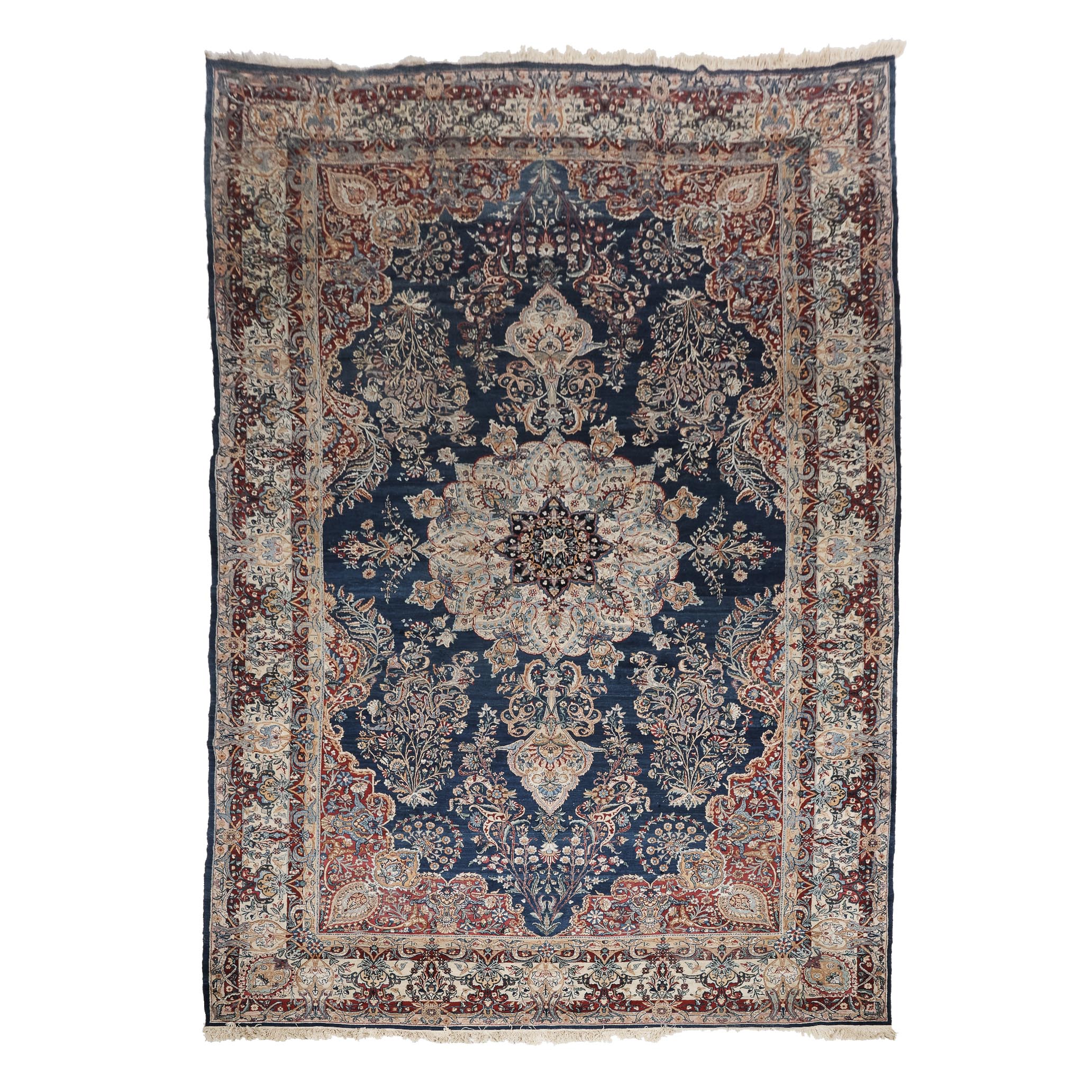 Large Laver Kerman Carpet, Persian, c.1910/20