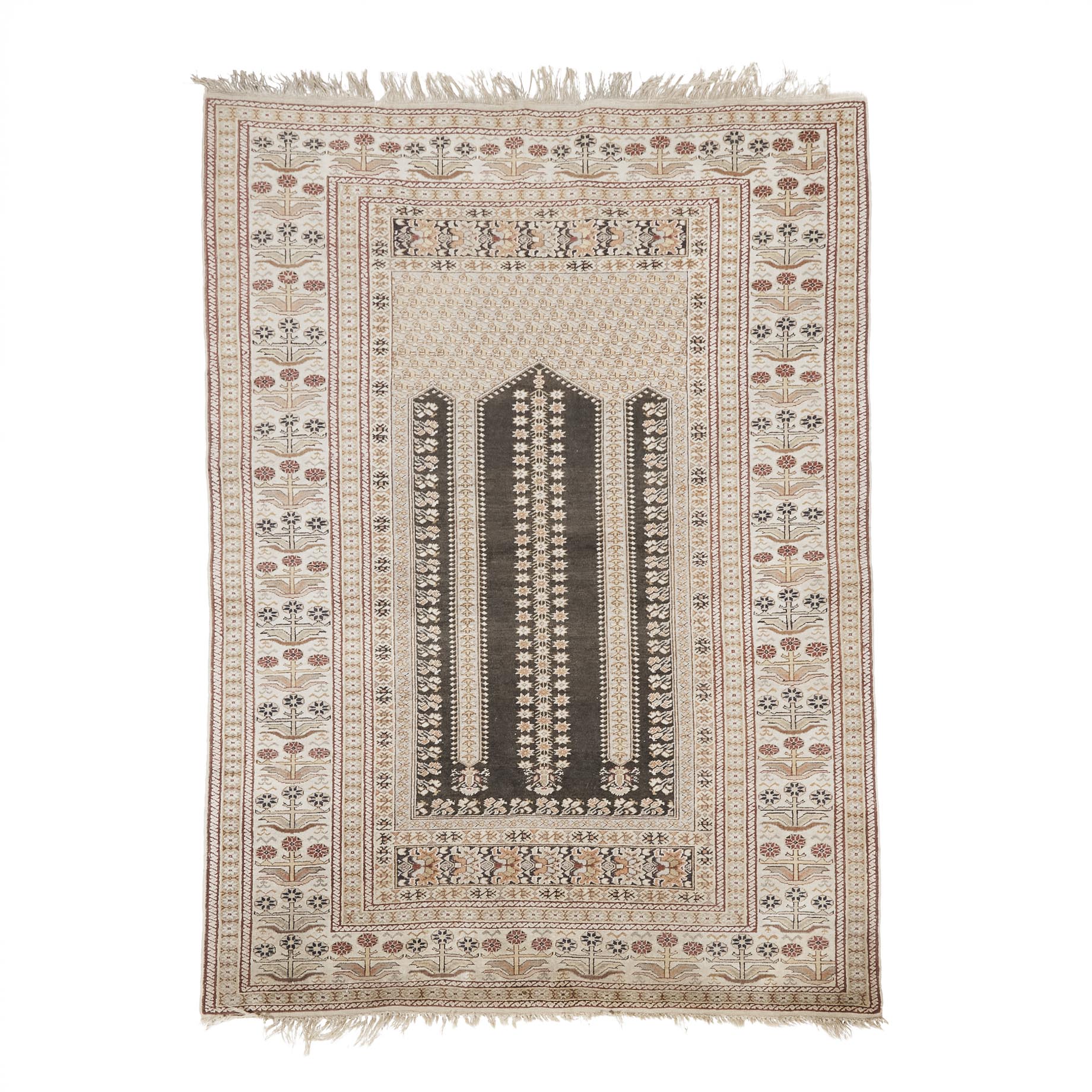 Turkish Silk Prayer Rug, c.1910
