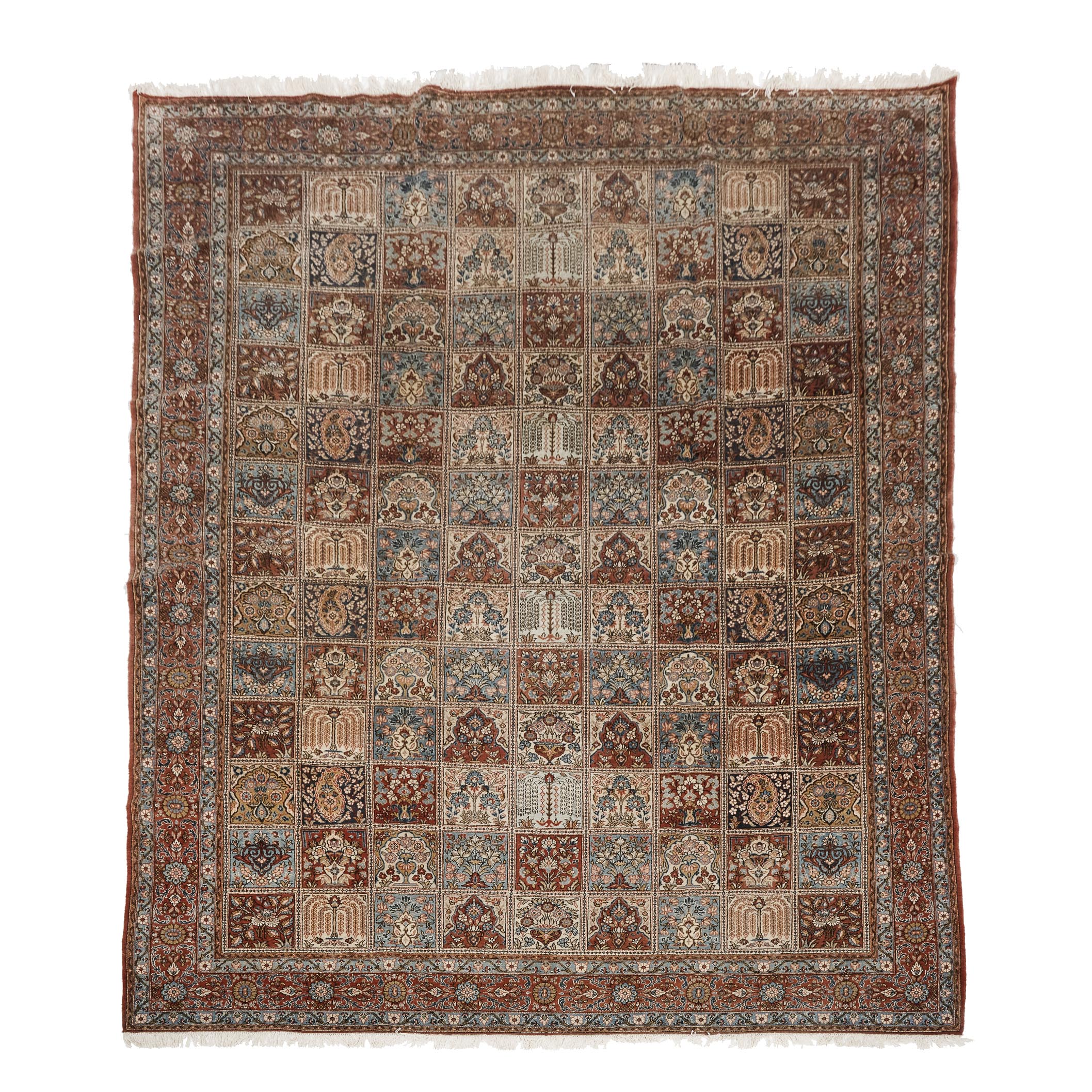 Qum Tile Design Carpet, Persian, mid 20th century