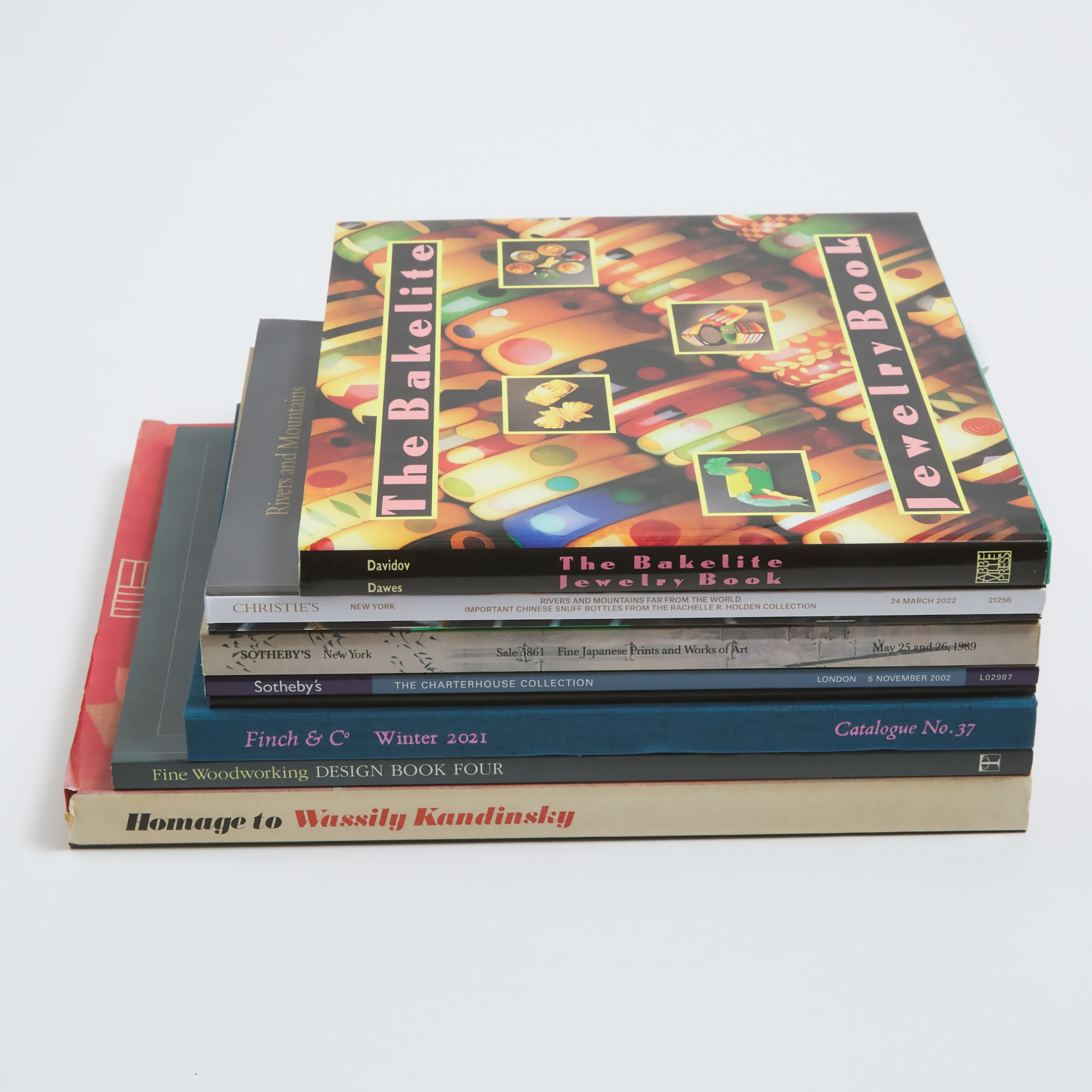 Nine Various Art and Design Reference Books and Catalogues