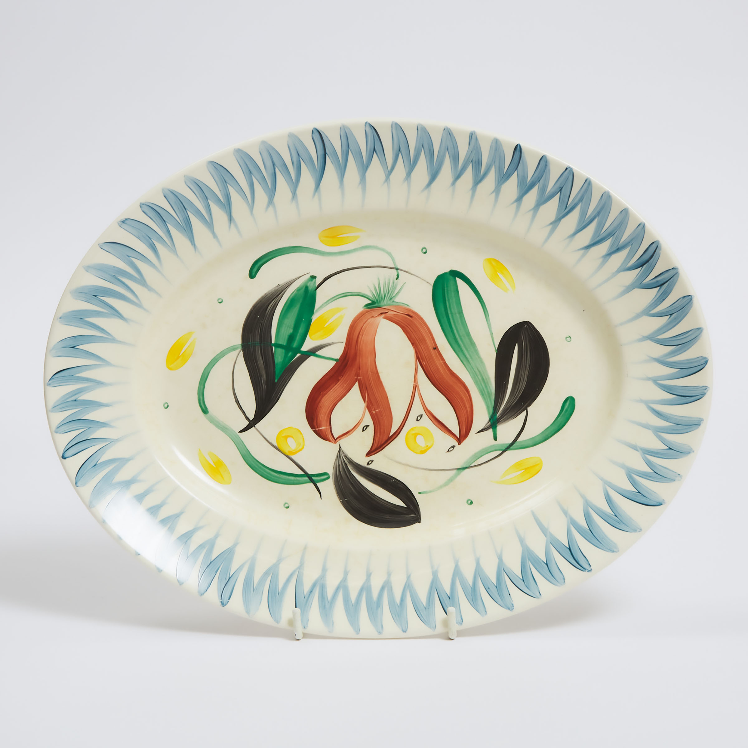 Susie Cooper (British, 1902-1995), Oval Platter, 1949