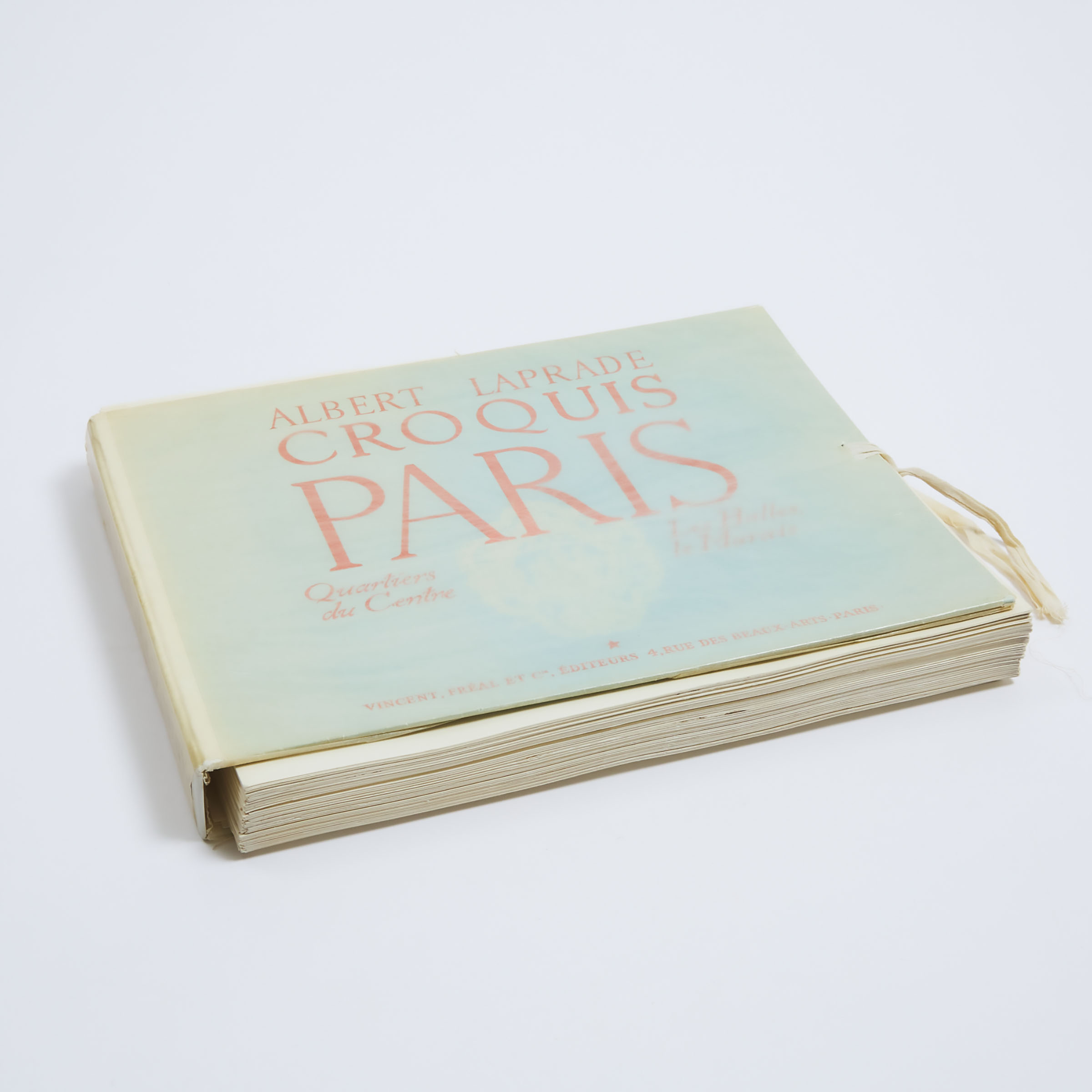 'Croquis Paris' Albert Laprade Portfolio of Prints, Vincent, Fréal et cie, 1967