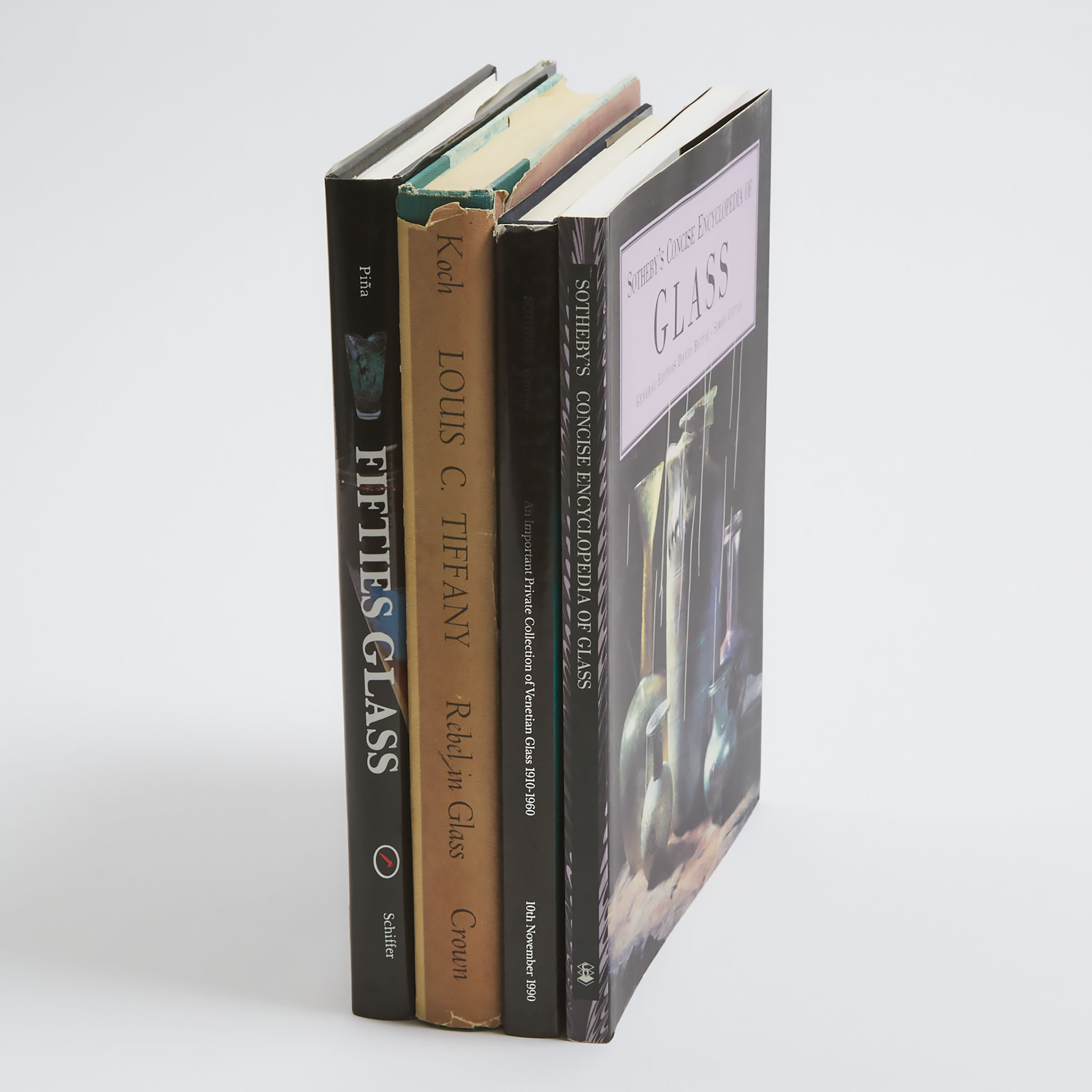 Four Reference Books or Catalogues on Art Glass