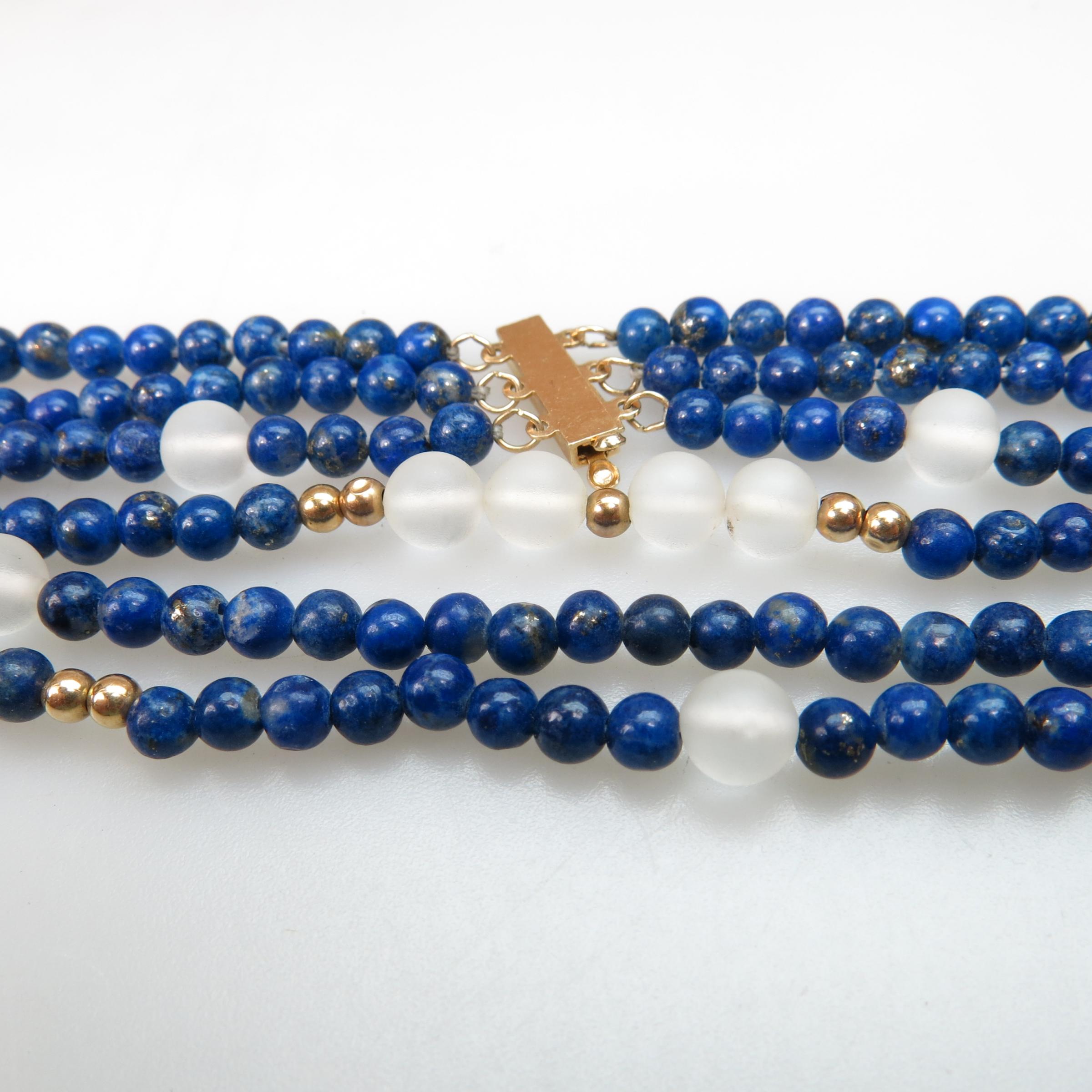 Triple Strand Bead Necklace