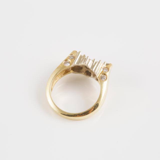 14k Yellow And White Gold Ring