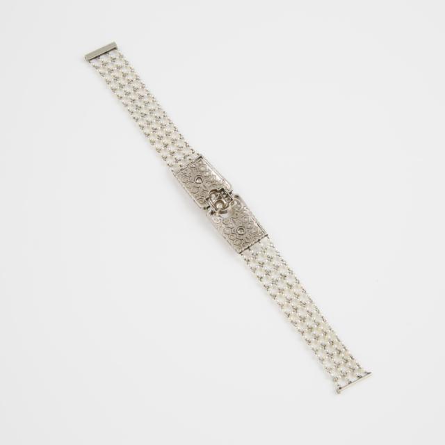 Platinum Filigree Bracelet