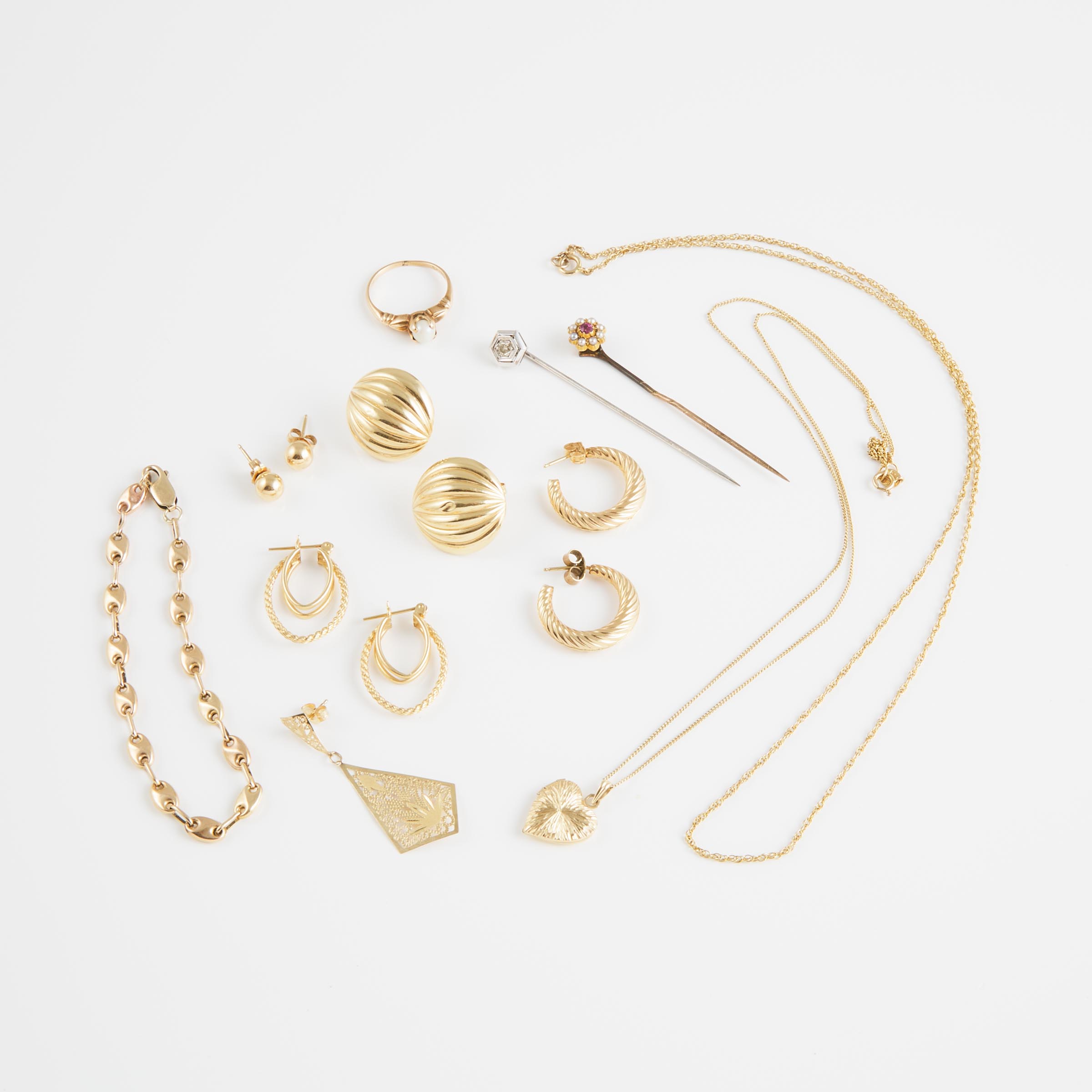 Small Group Of Gold Jewellery