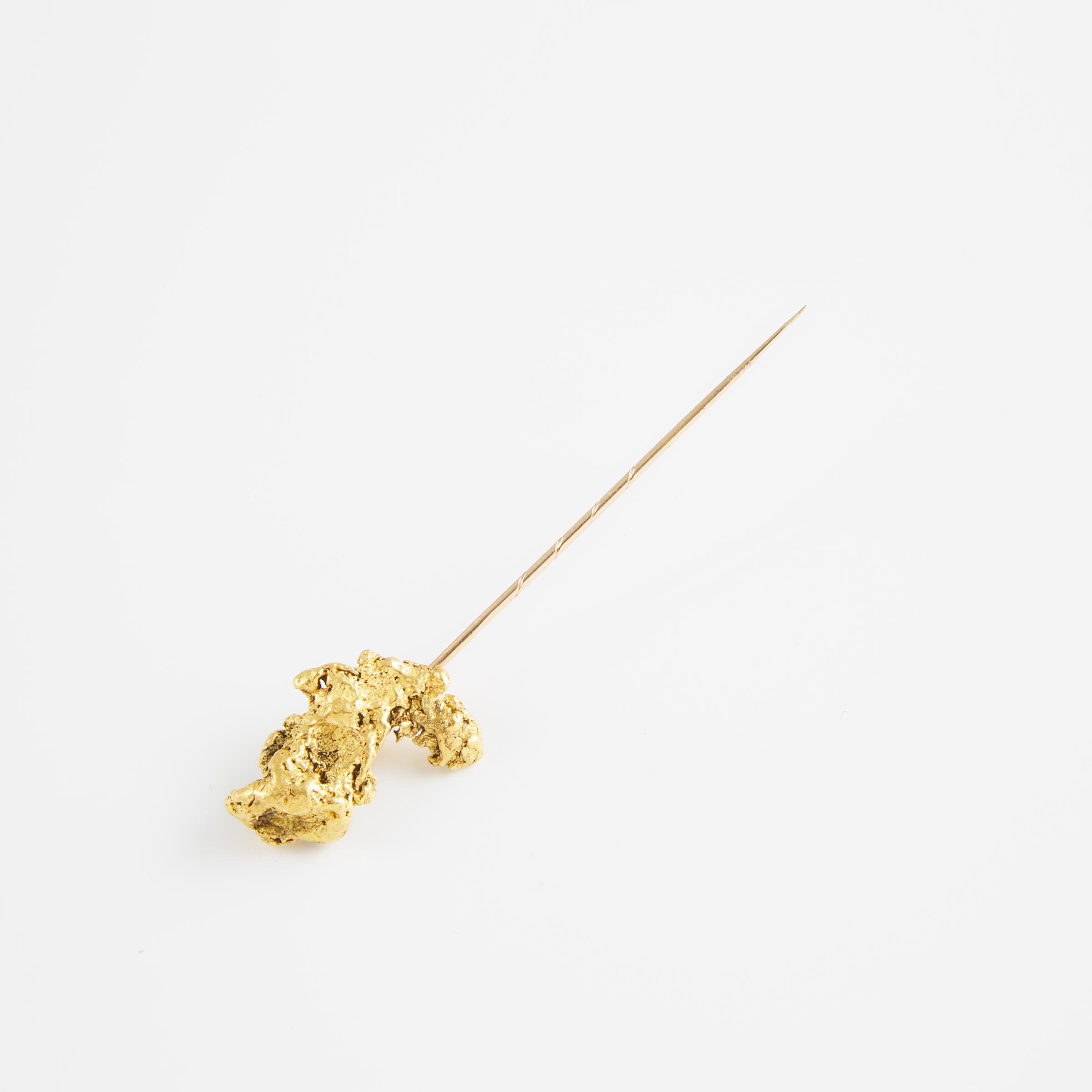 Gold Nugget Stickpin
