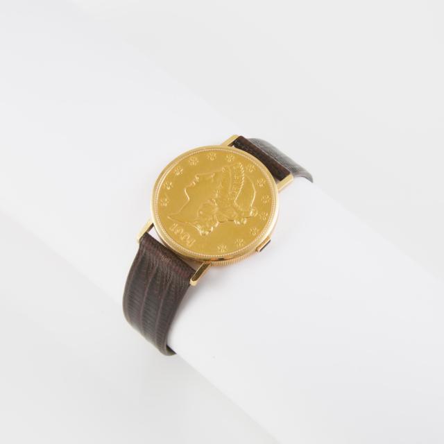 Chopard 'Gold Coin' Wristwatch