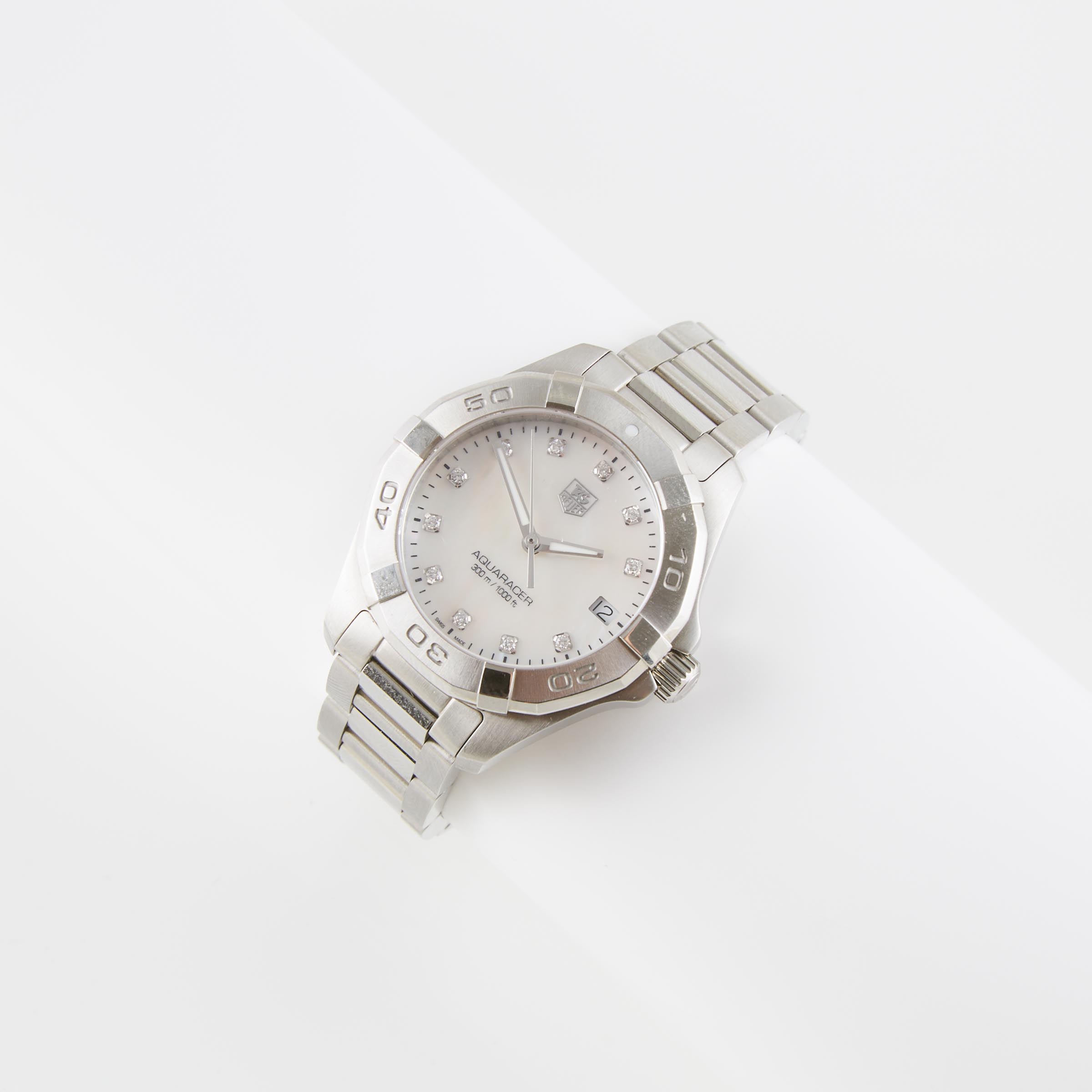 Lady's Tag/Heuer Aquaracer Wristwatch With Date