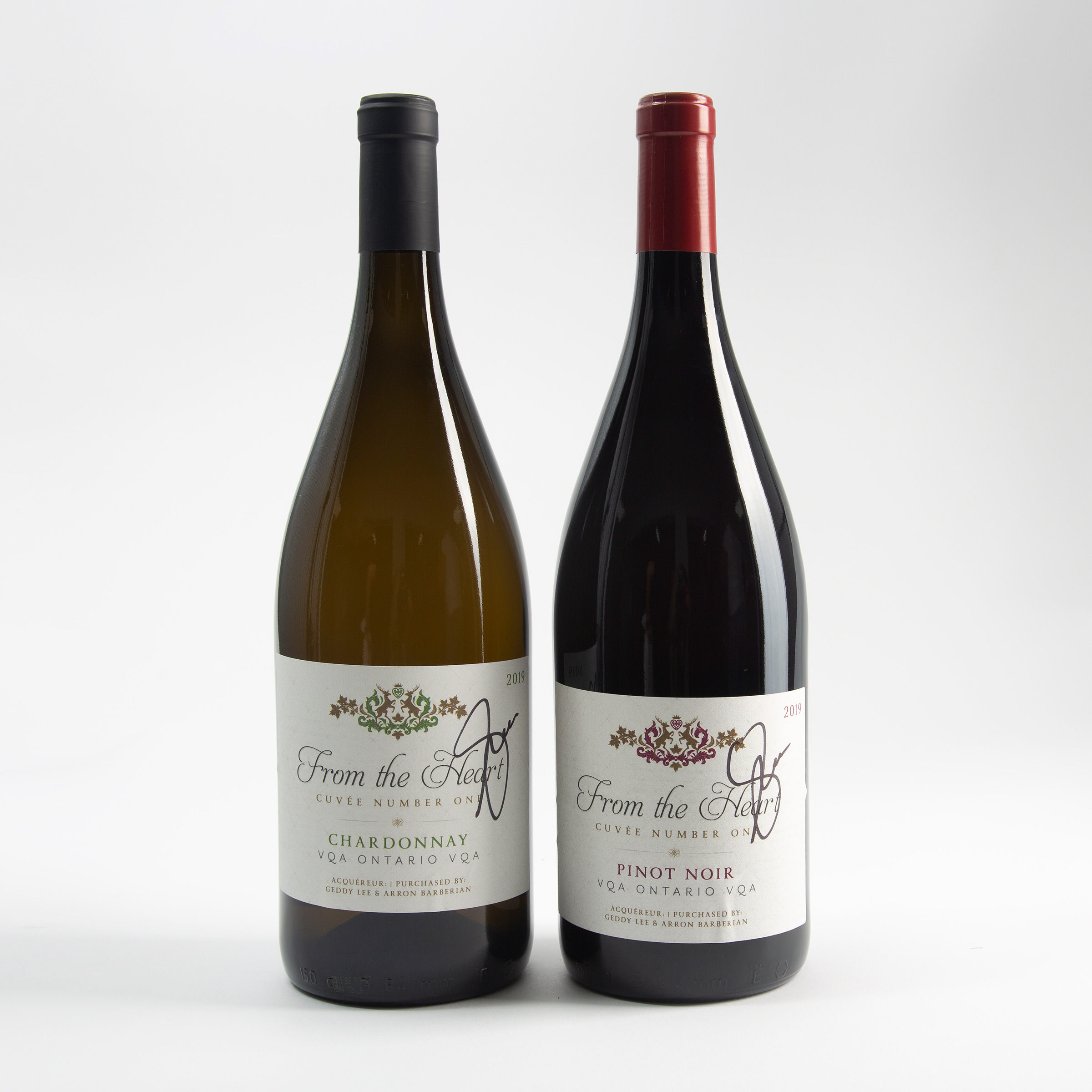 FROM THE HEART CUVÉE NUMBER ONE CHARDONNAY 2019 (1 MAG.)
FROM THE HEART CUVÉE NUMBER ONE PINOT NOIR 2019 (1 MAG.)