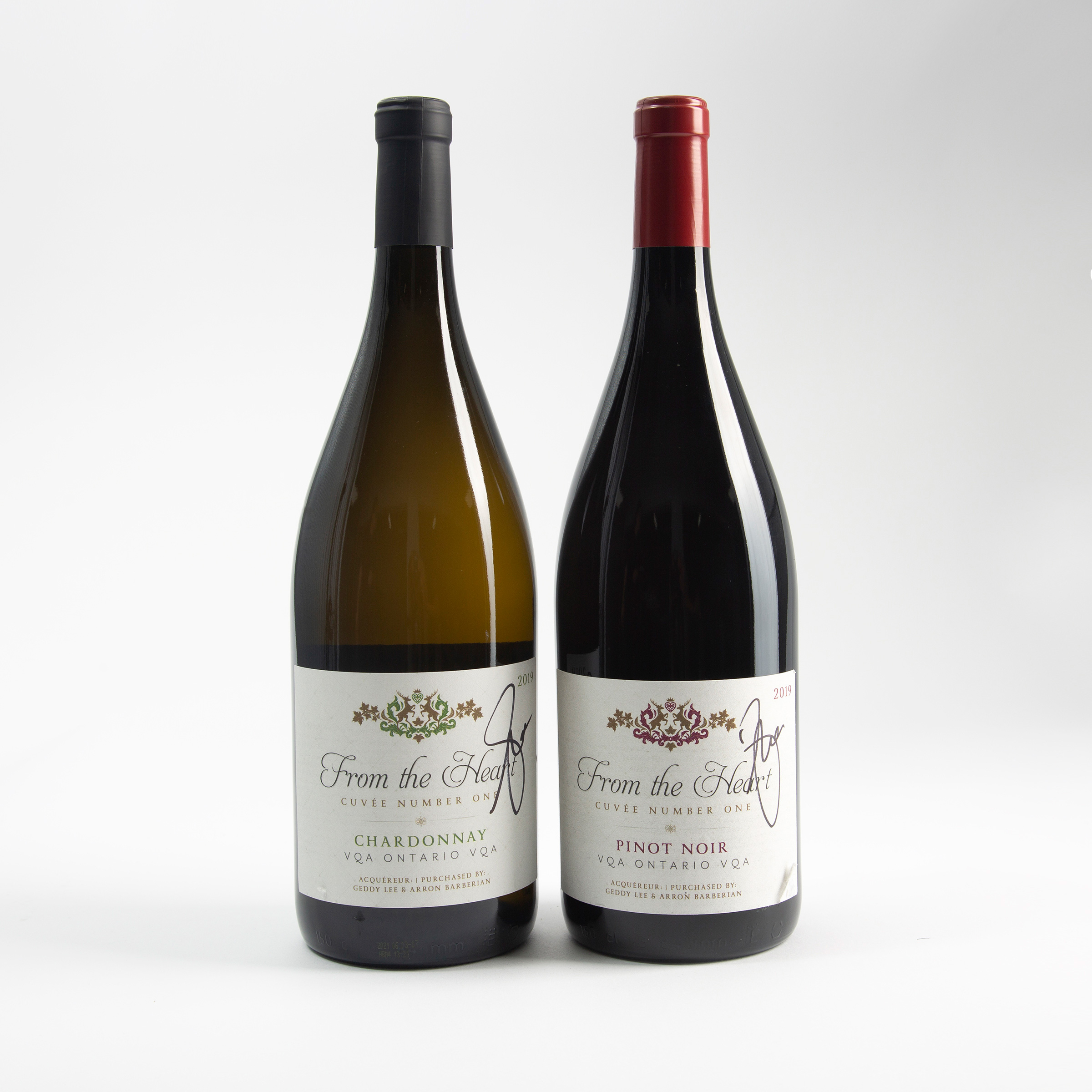 FROM THE HEART CUVÉE NUMBER ONE CHARDONNAY 2019 (1 MAG.)
FROM THE HEART CUVÉE NUMBER ONE PINOT NOIR 2019 (1 MAG.)