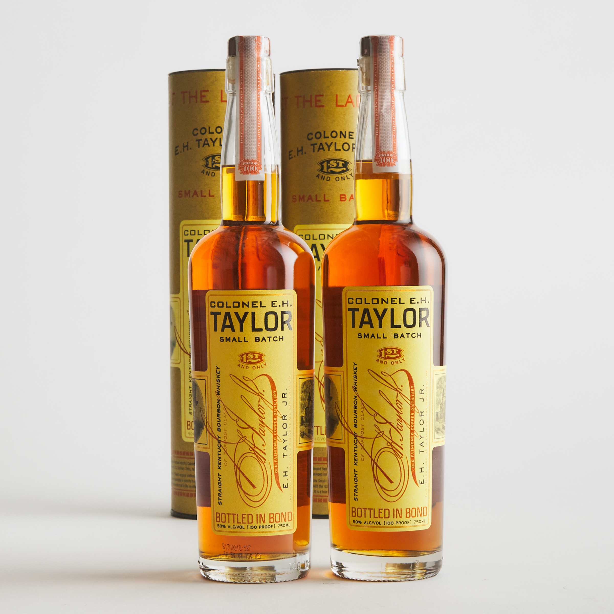 COLONEL E.H. TAYLOR JR. SMALL BATCH STRAIGHT KENTUCKY BOURBON WHISKEY (TWO 750 ML)