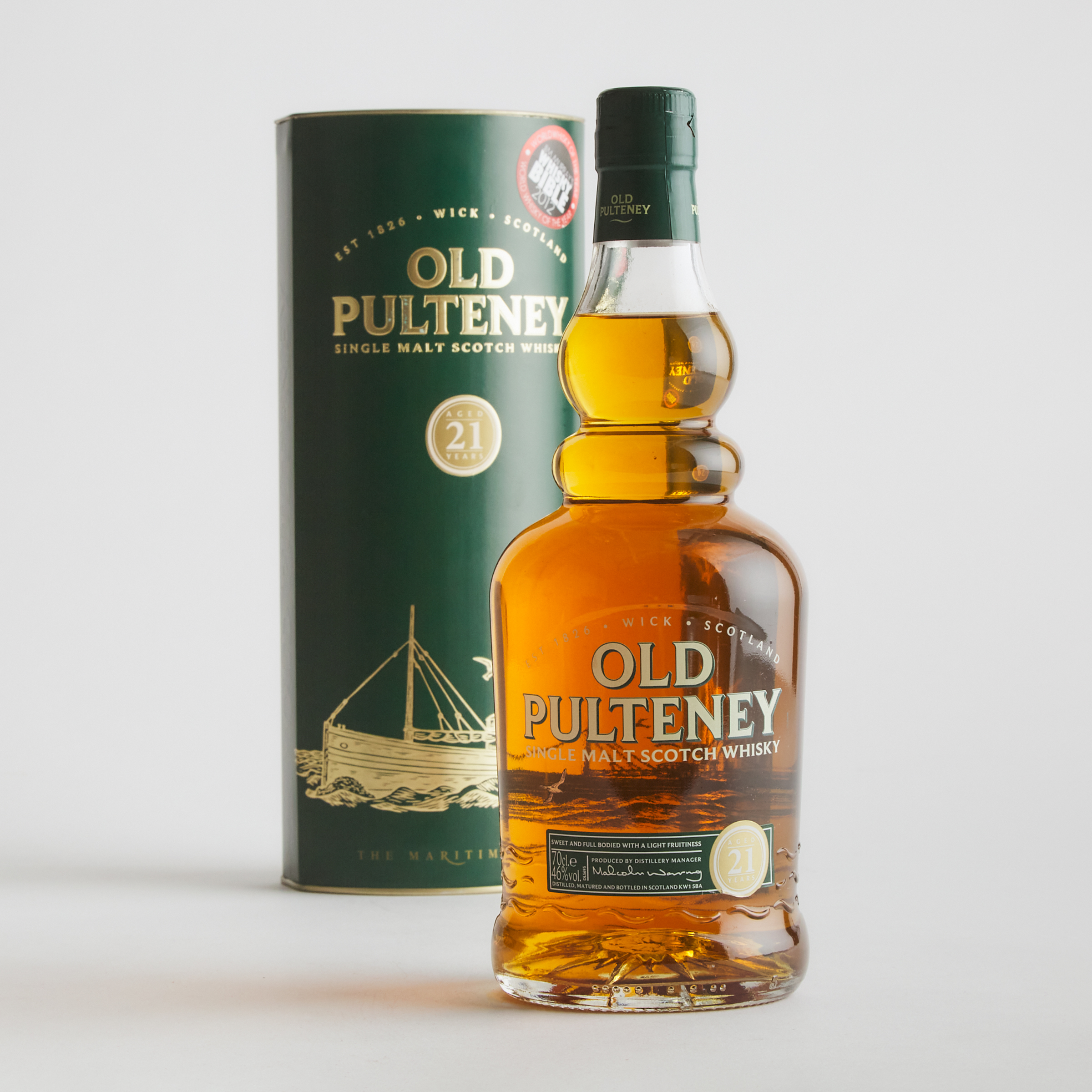 OLD PULTENEY SINGLE MALT SCOTCH WHISKY 21 YEARS (ONE 70 CL)