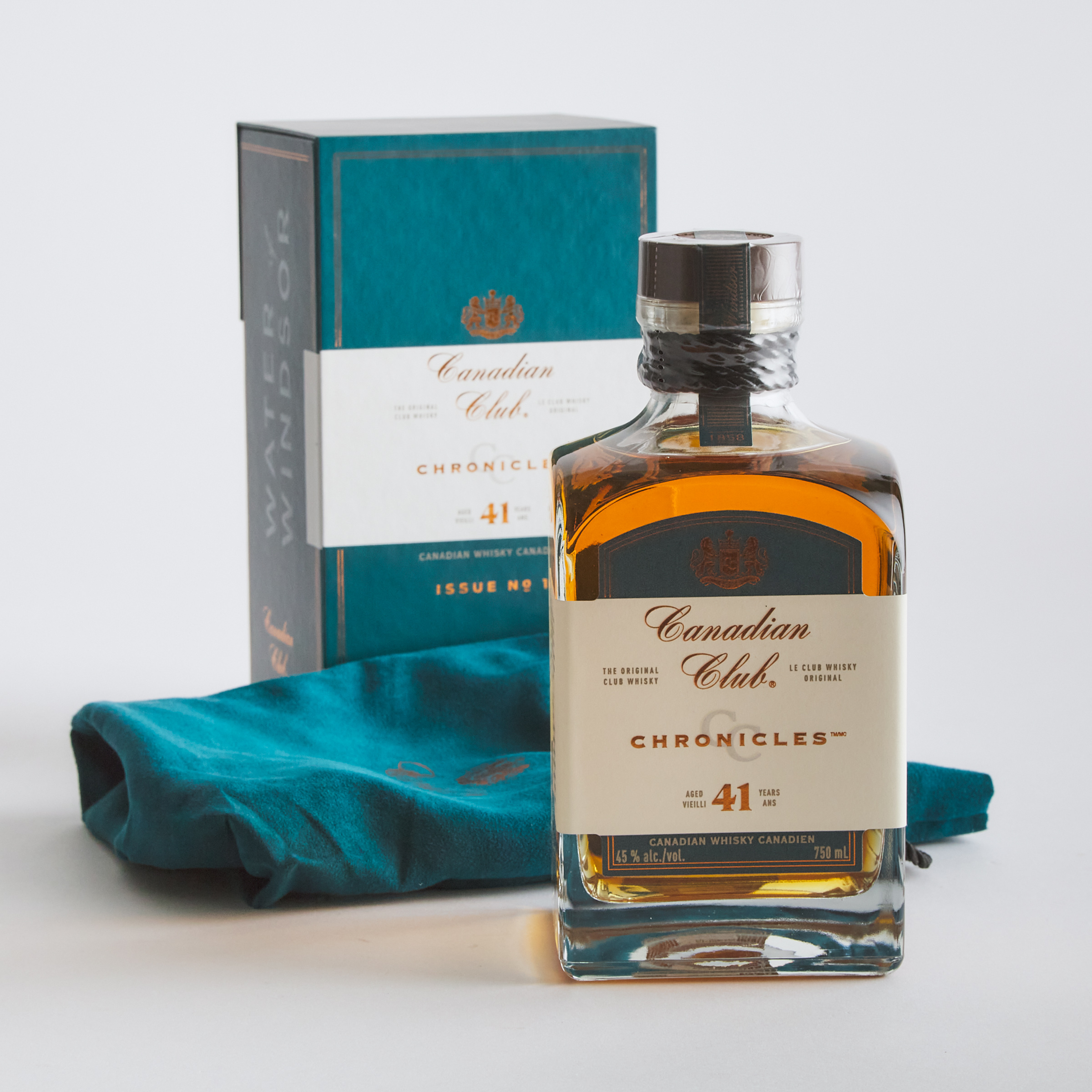 CANADIAN CLUB BLENDED CANADIAN WHISKY 41 YEARS (ONE 750 ML)