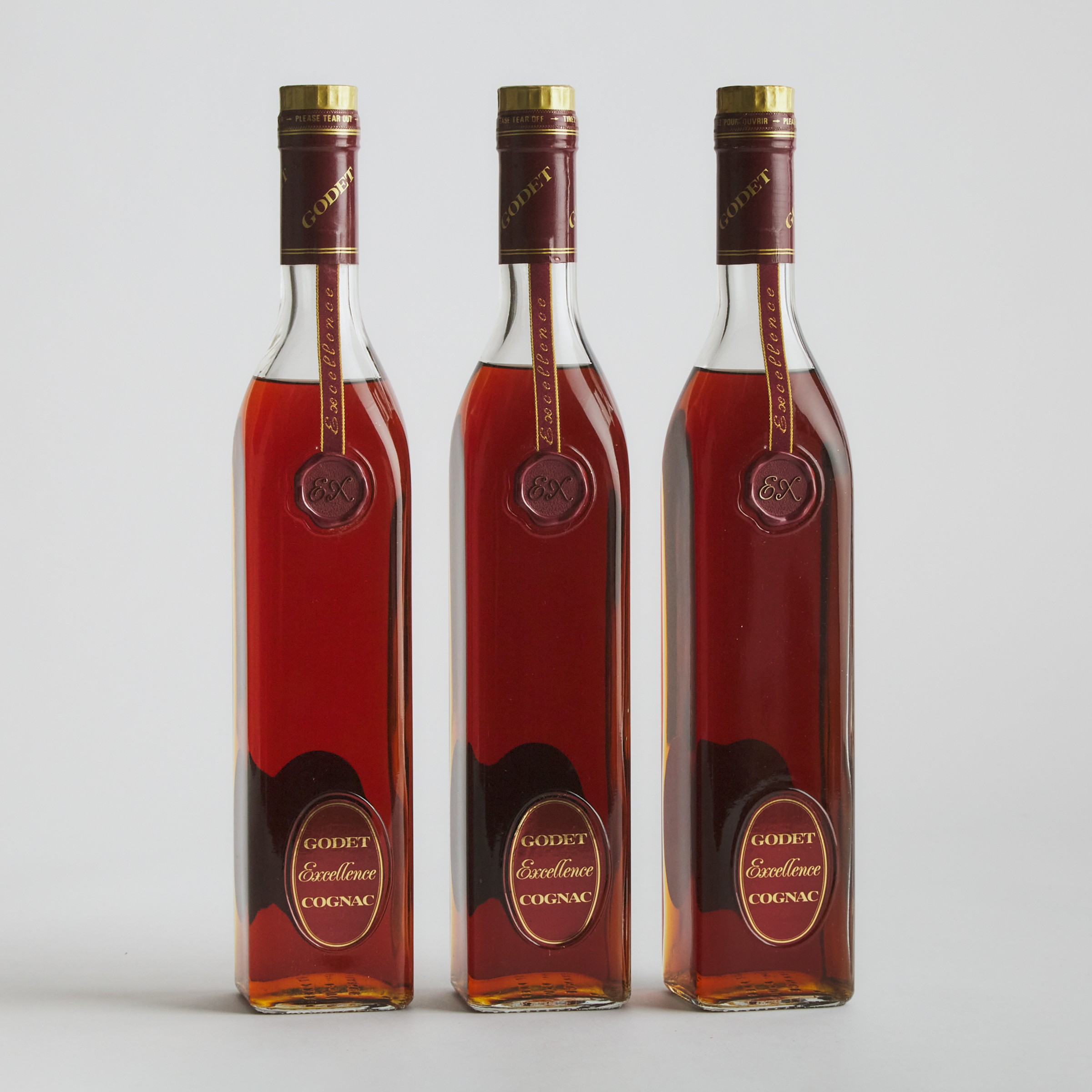 GODET FRÈRES COGNAC EXCELLENCE (THREE 70 CL)