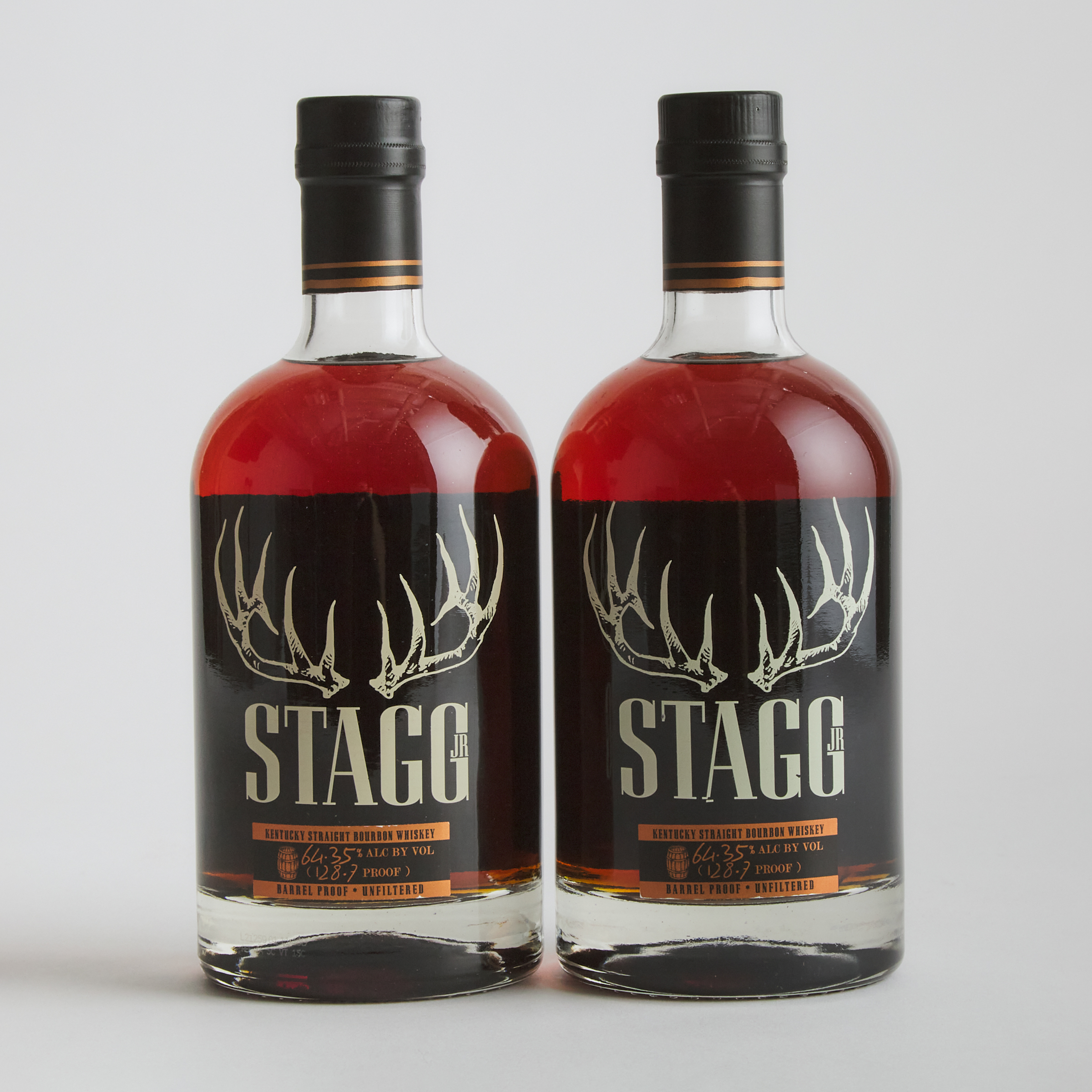 STAGG JR KENTUCKY STRAIGHT BOURBON WHISKEY (TWO 750 ML)