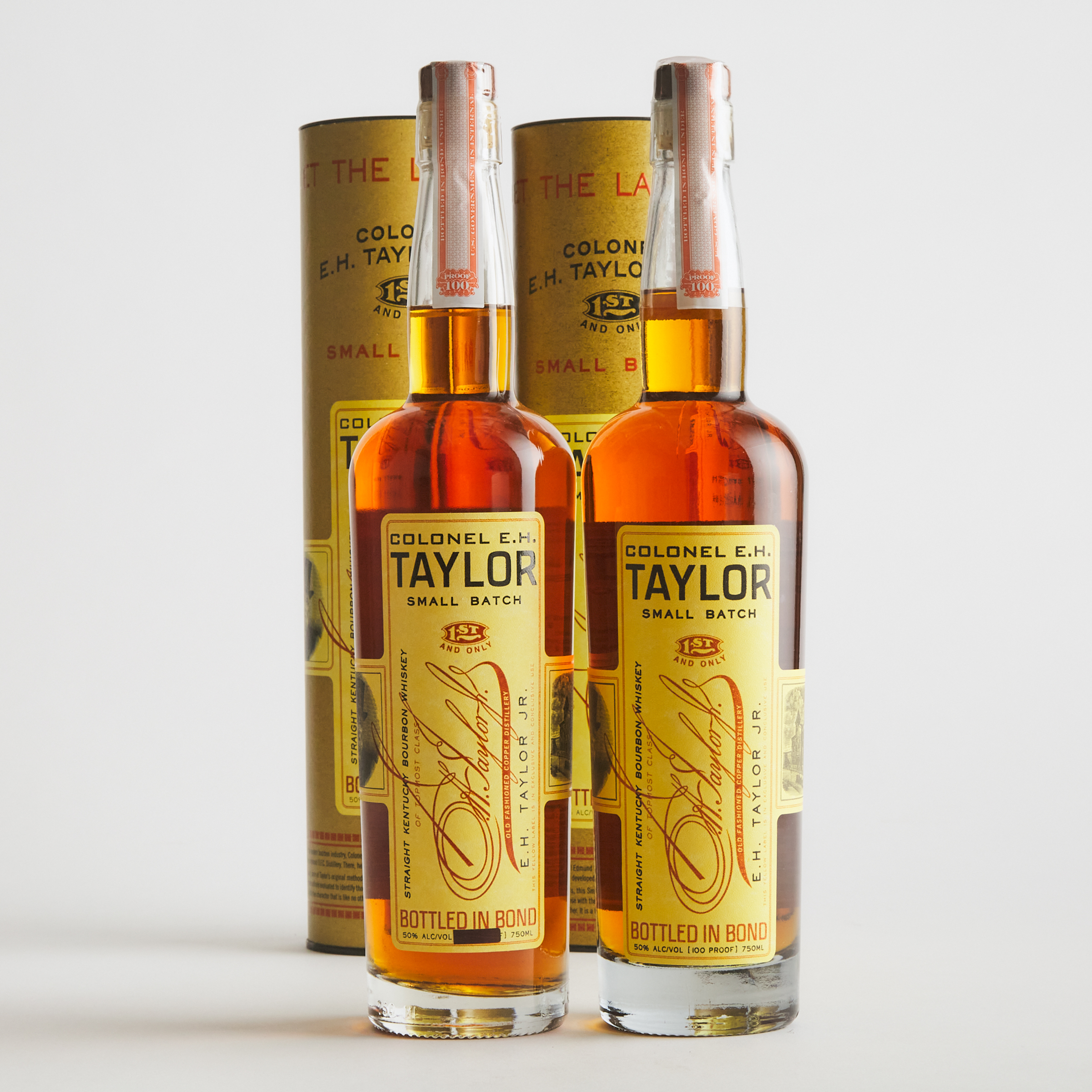 COLONEL E.H. TAYLOR JR. SMALL BATCH STRAIGHT KENTUCKY BOURBON WHISKEY (TWO 750 ML)