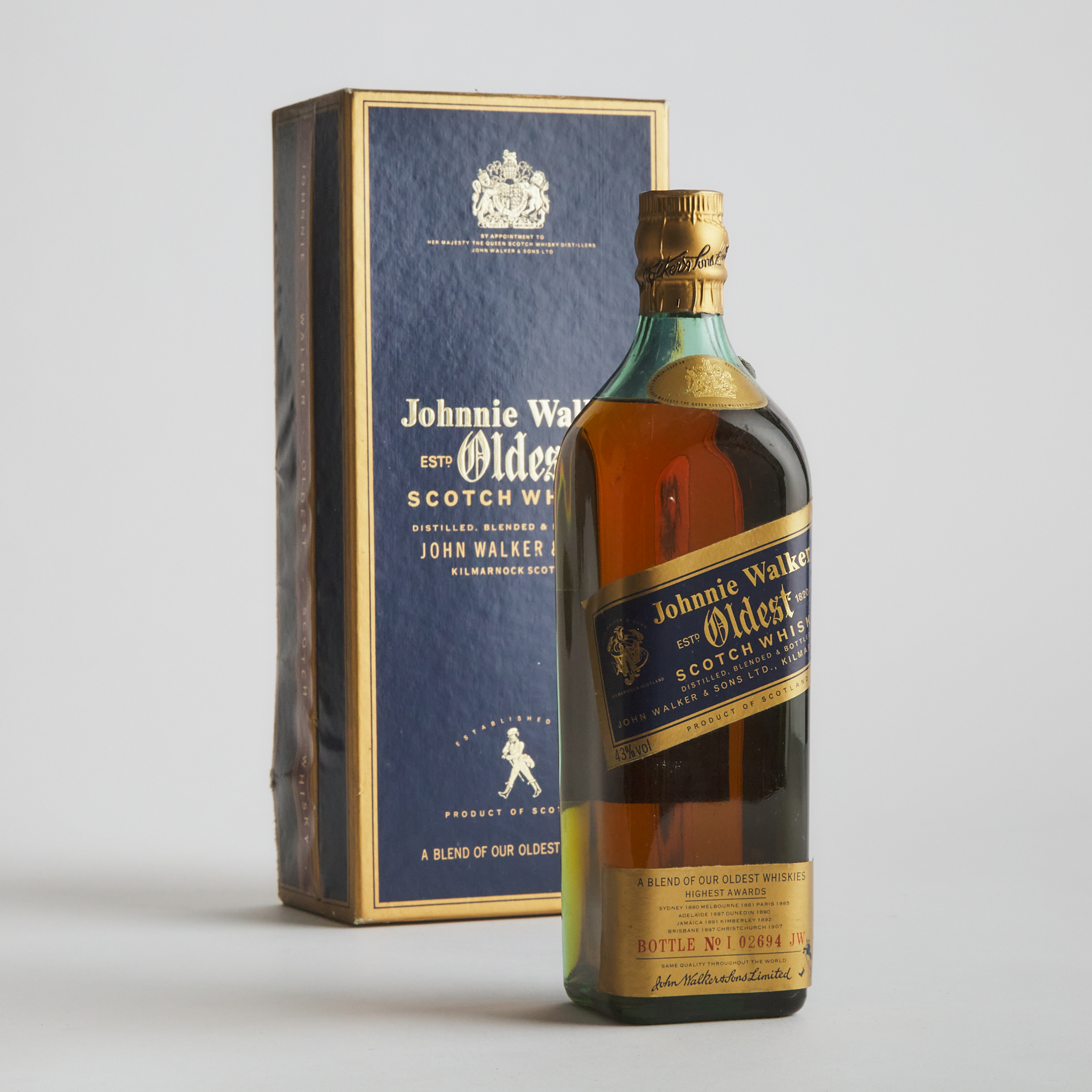 JOHNNIE WALKER BLENDED SCOTCH WHISKY NAS (ONE 75 CL)