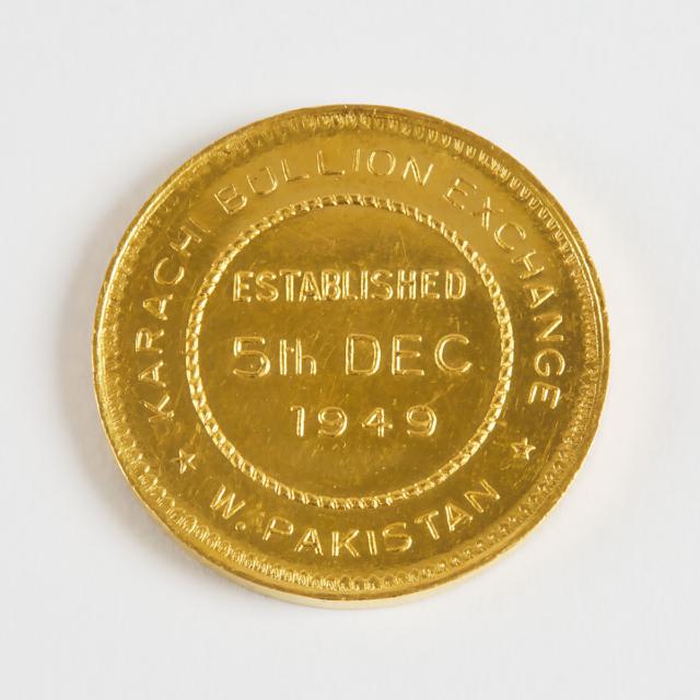 Karachi Bullion Exchange Gold Medallion