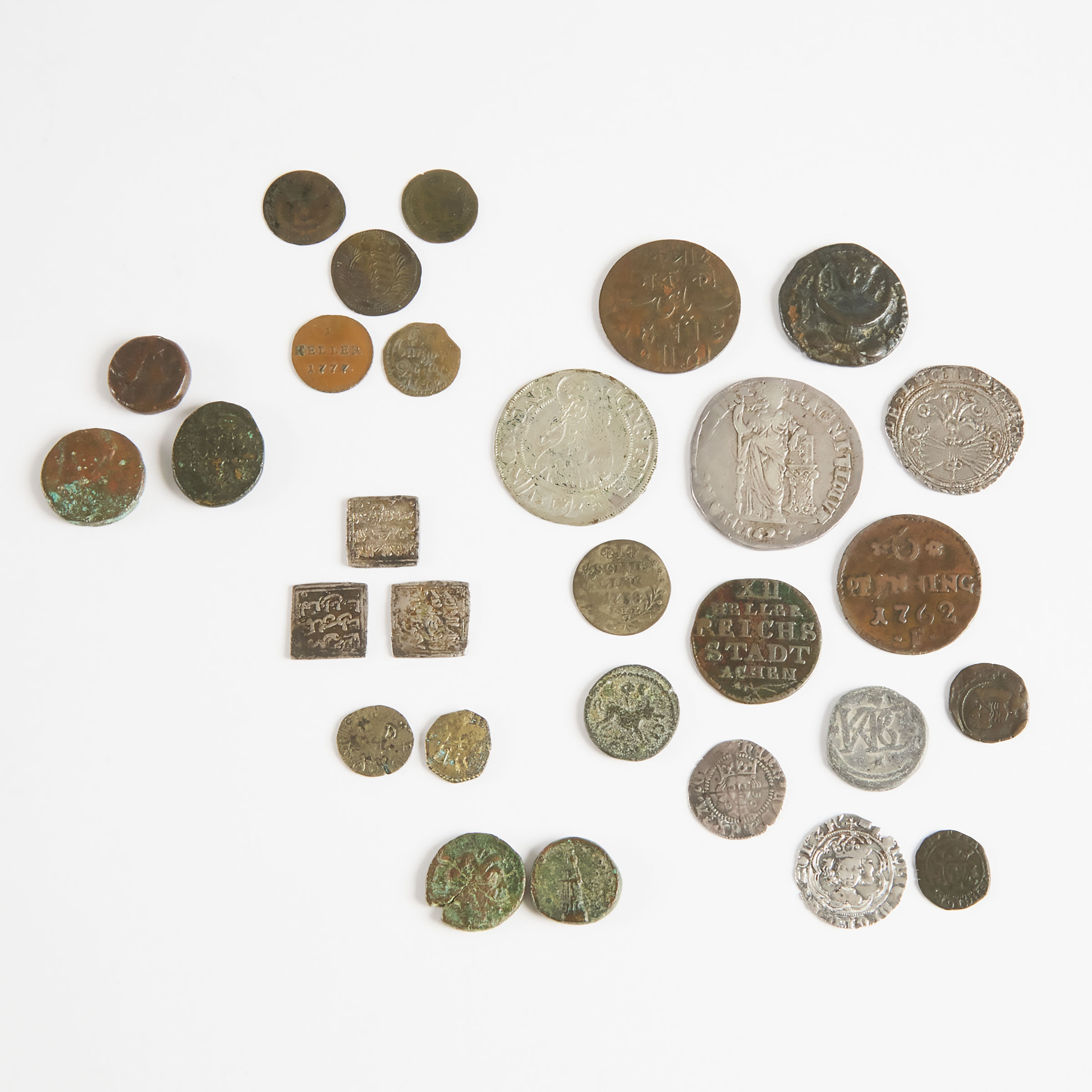 Small Quantity Of Various Ancient And Medieval Coins

