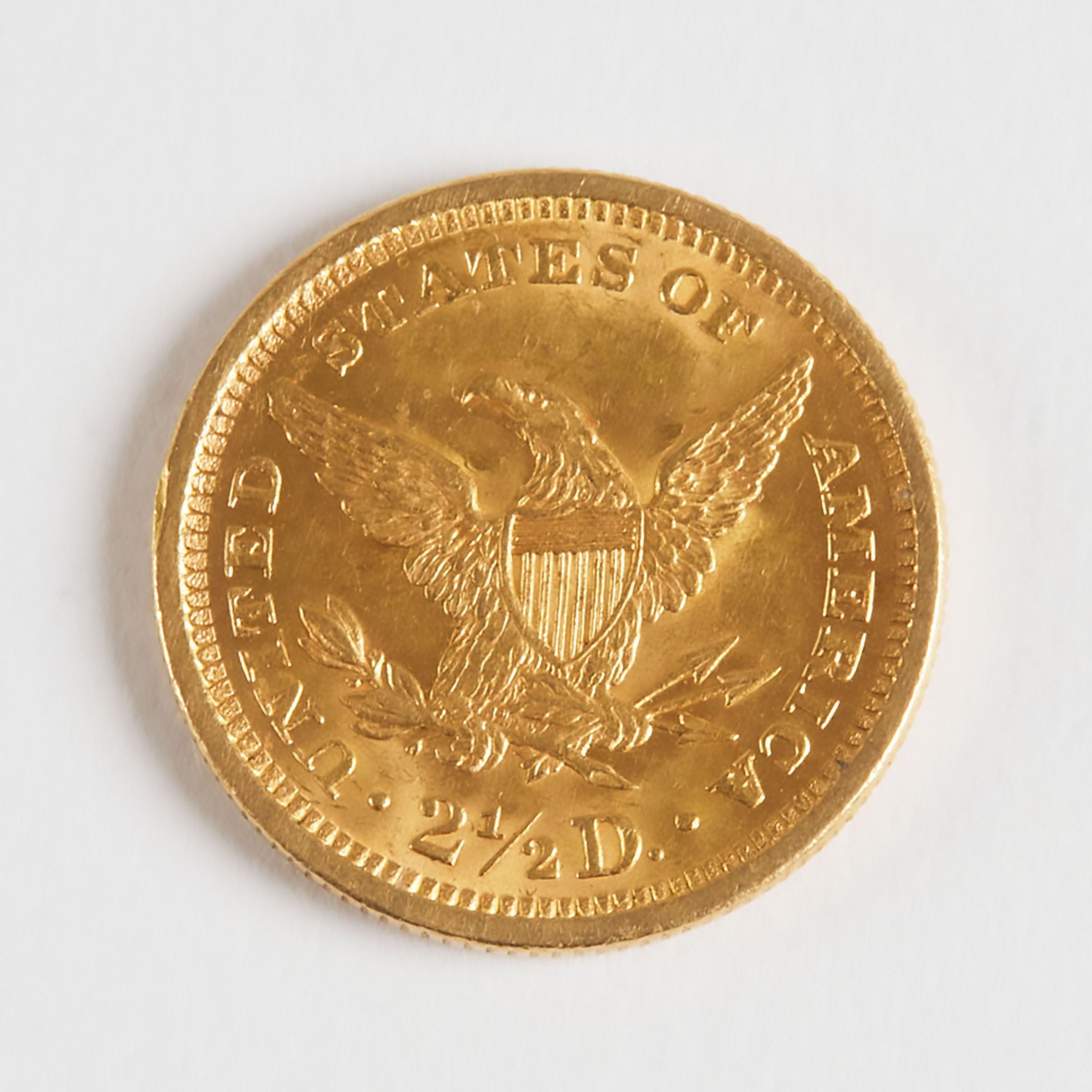 American 1878 Two And A Half Dollar Quarter Eagle Gold Coin