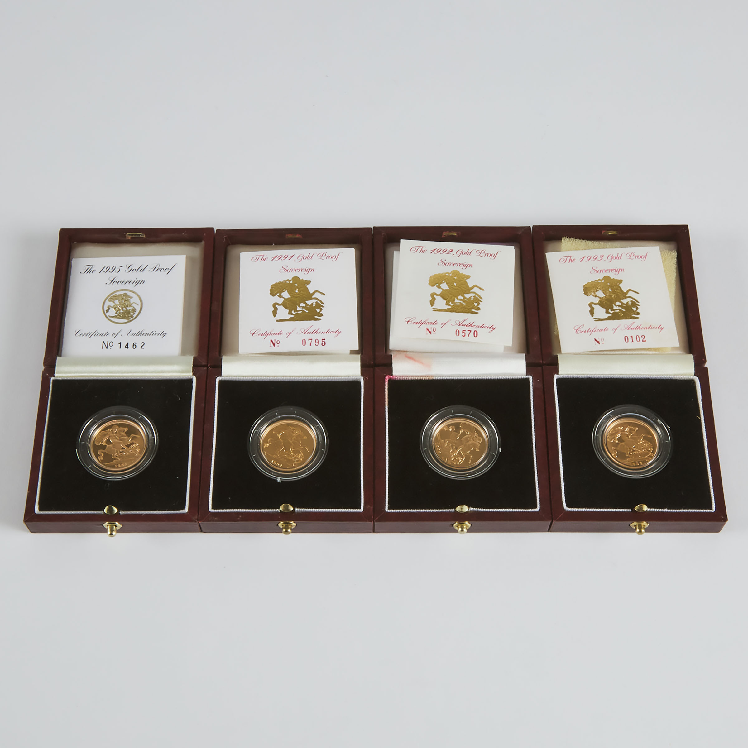 4 x British Gold Sovereigns