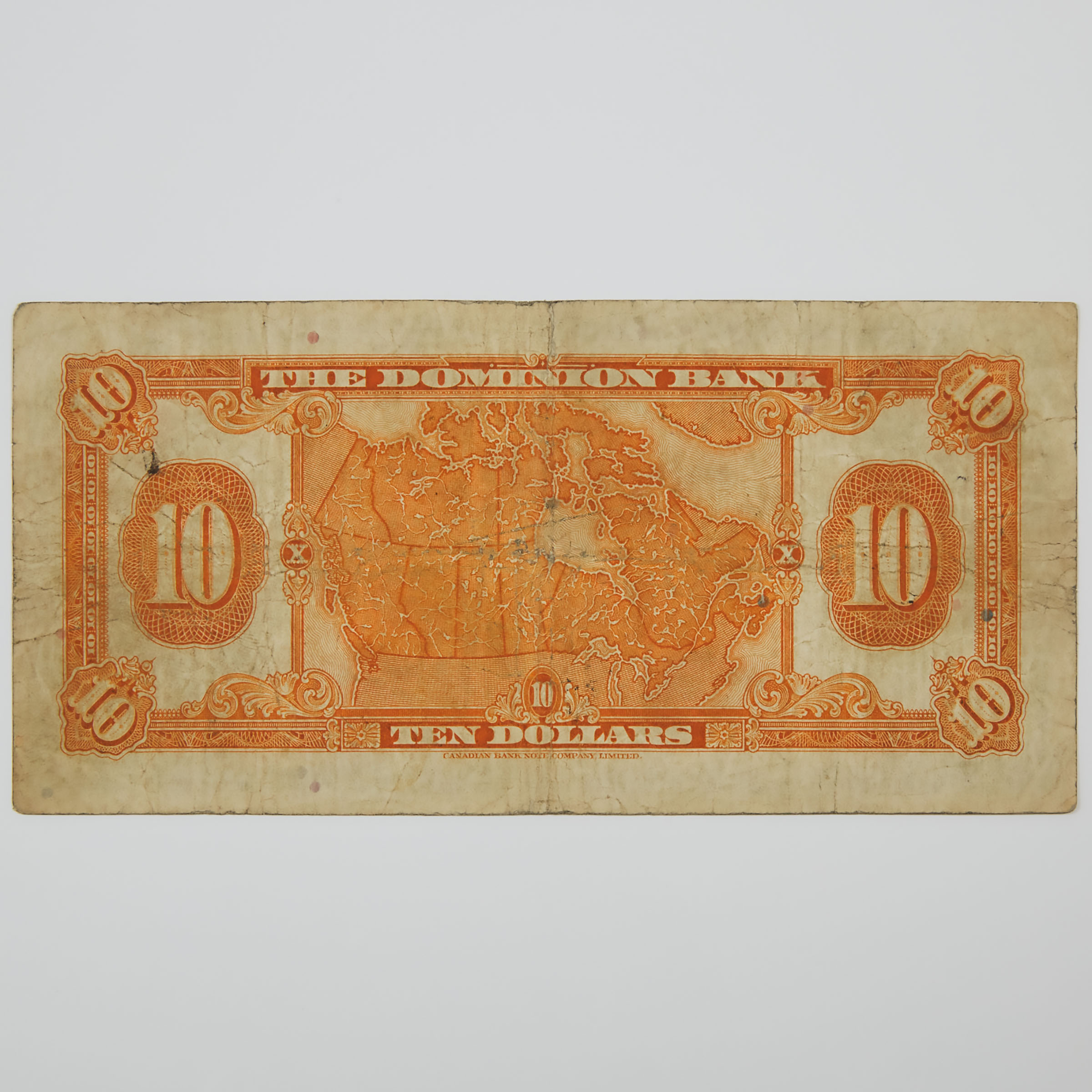 Dominion Bank Of Canada 1935 $10 Banknote