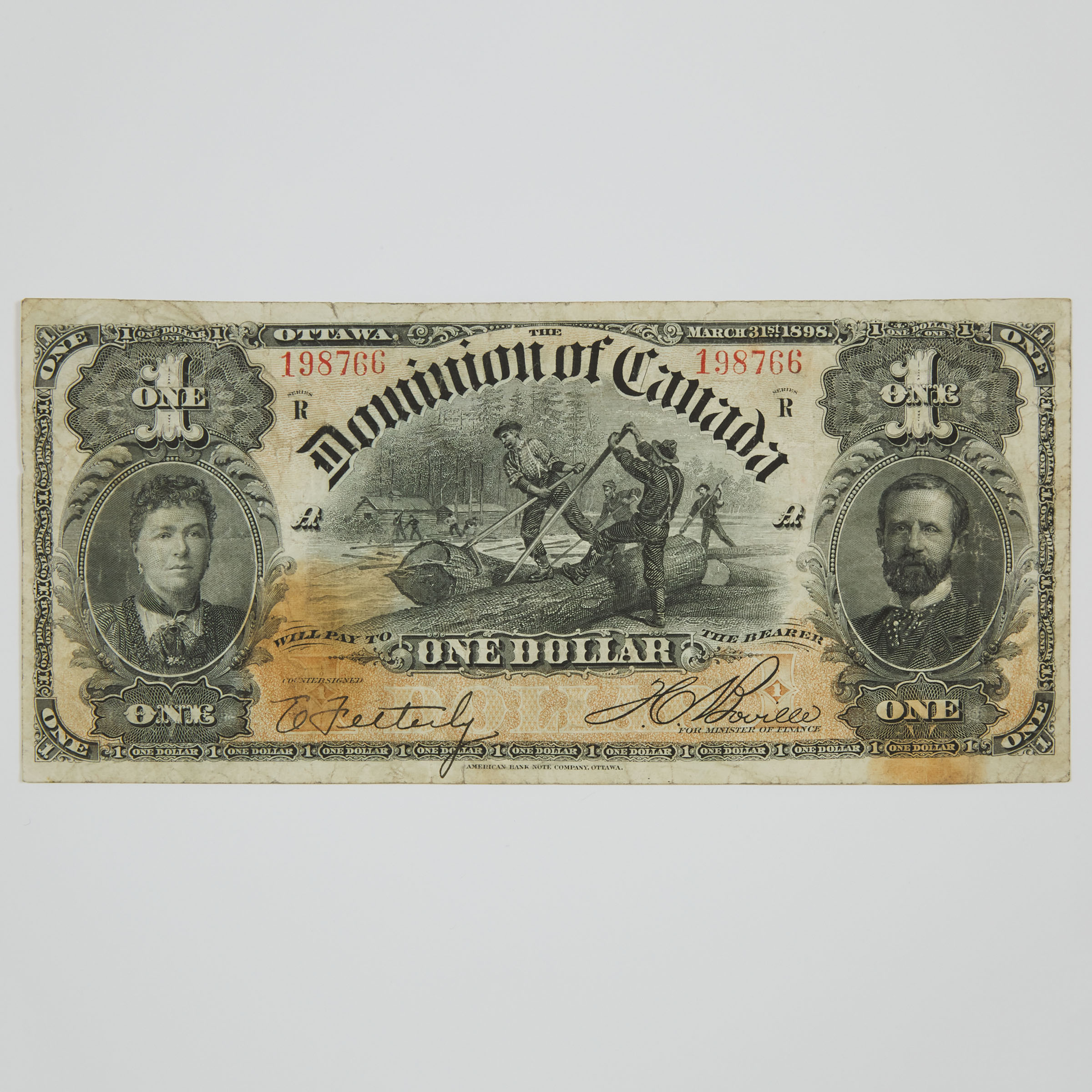 Dominion Of Canada 1898 $1 Banknote