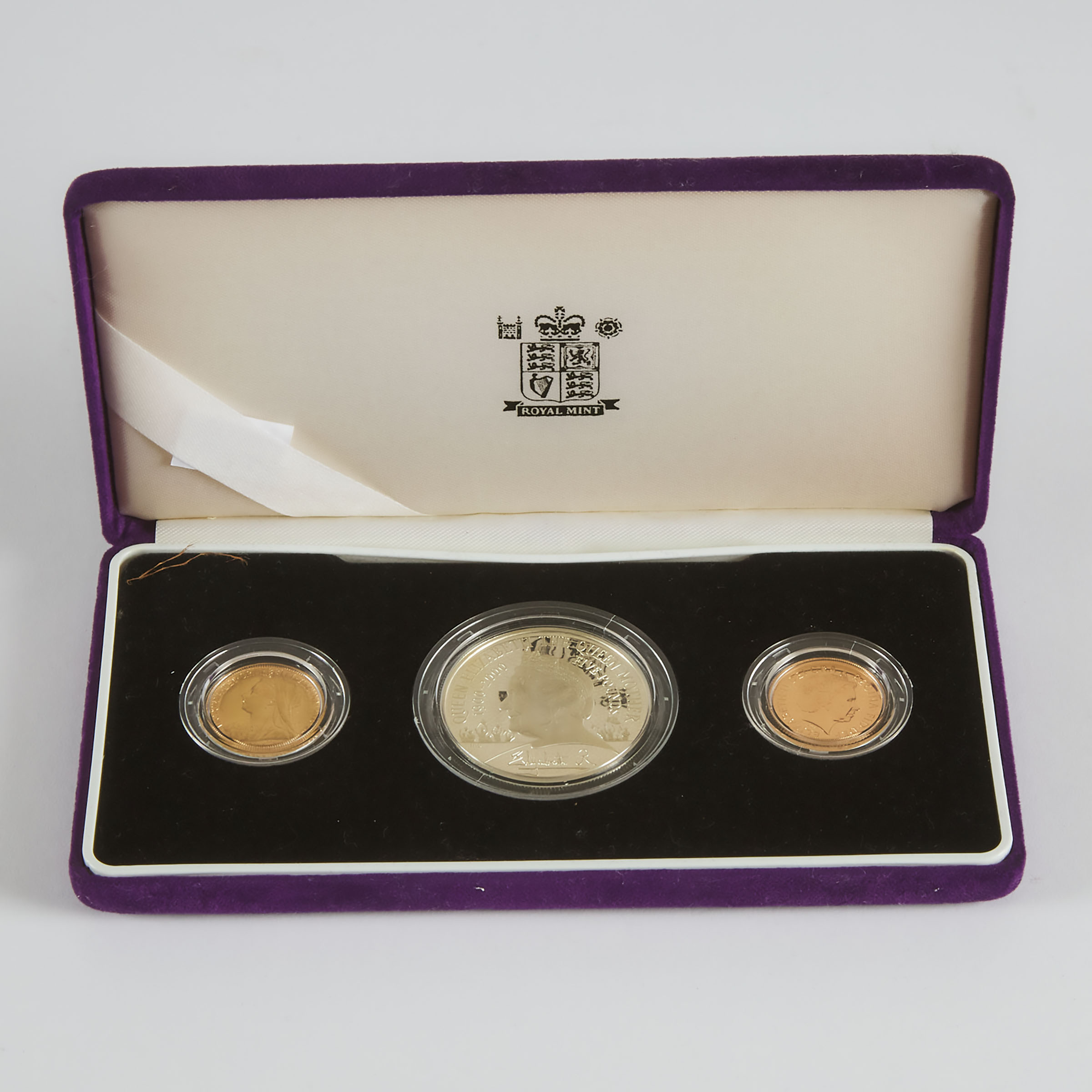 Set Of Three British Commemorative Coins