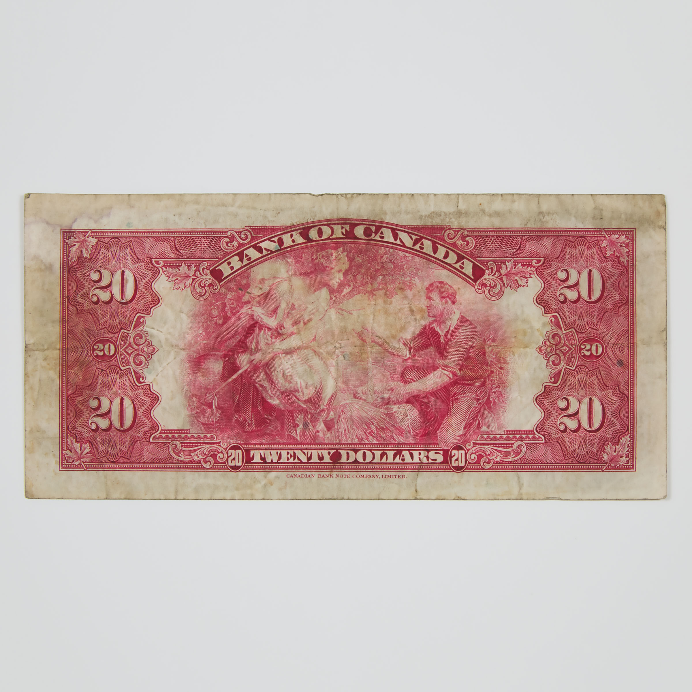 Bank Of Canada Banknote 1935 $20 Banknote