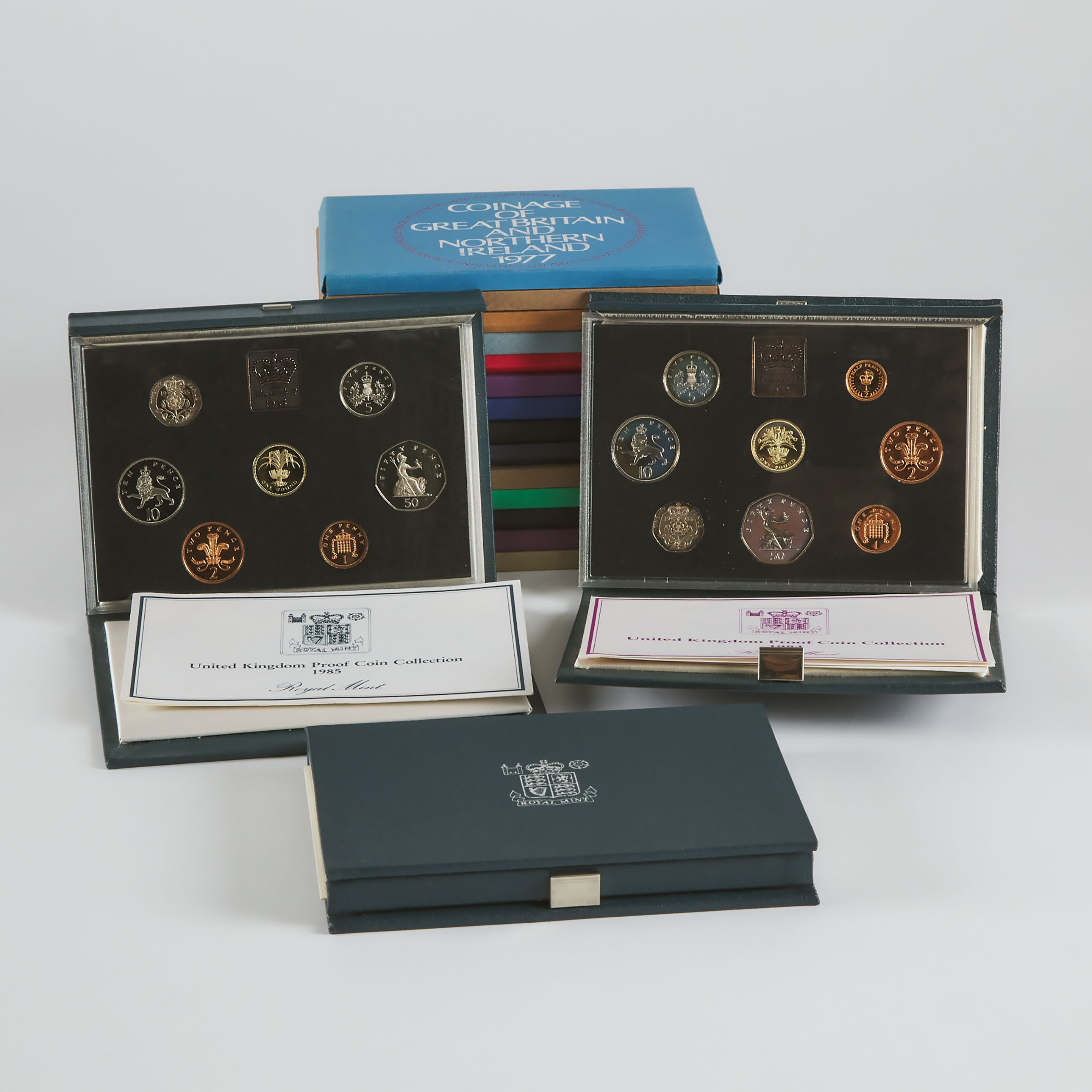 17 Various United Kingdom Uncirculated Coin Sets