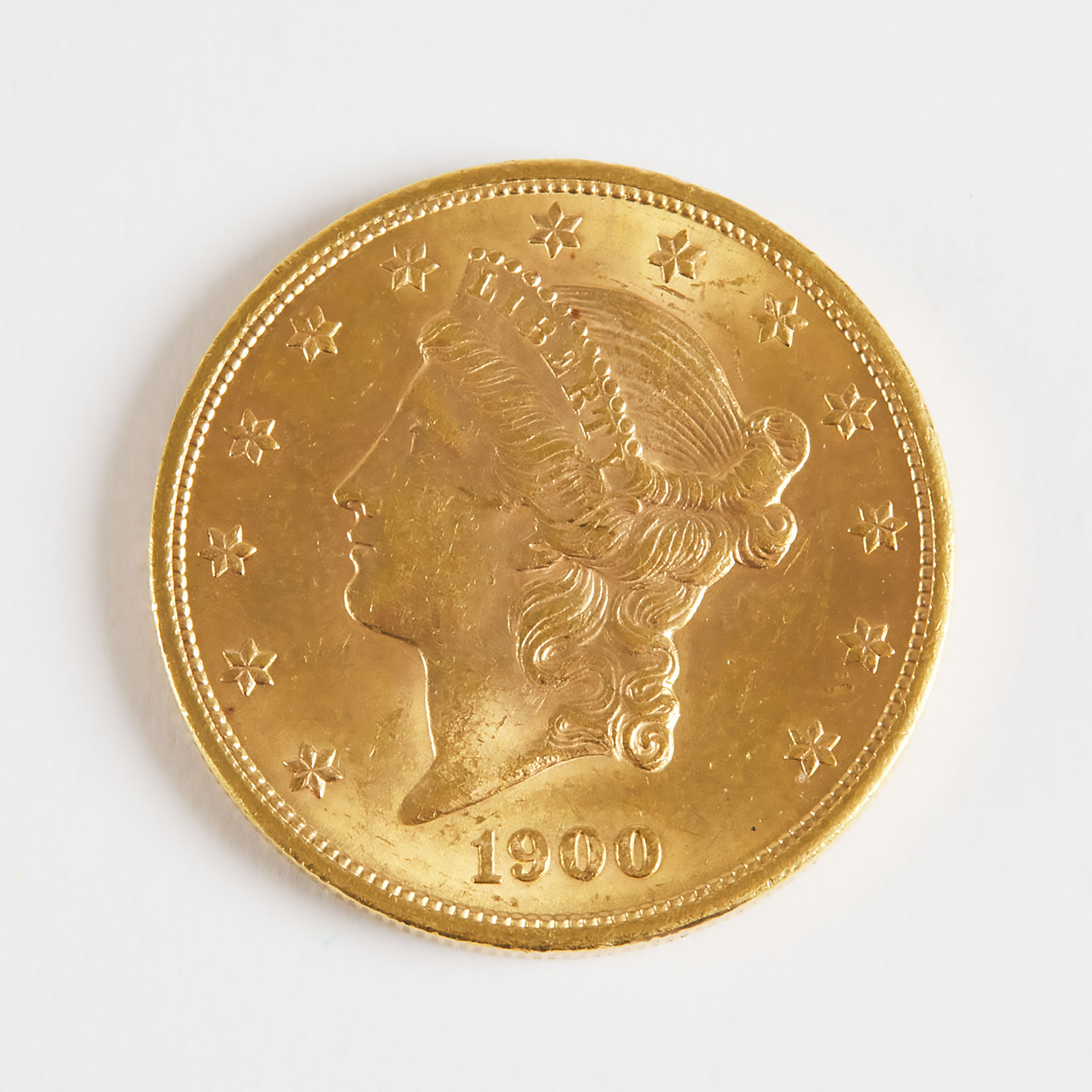American 1900 $20 Double Eagle Gold Coin