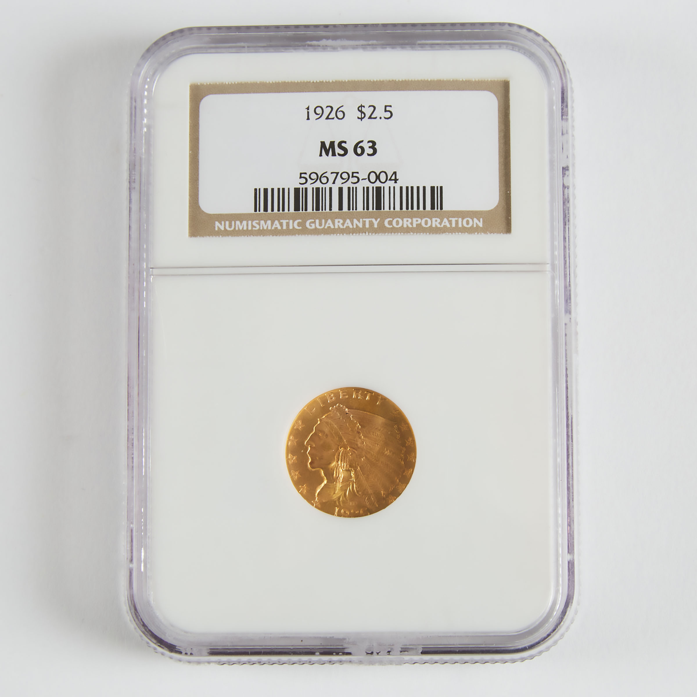 American 1926 Two And A Half Dollar Quarter Eagle Gold Coin