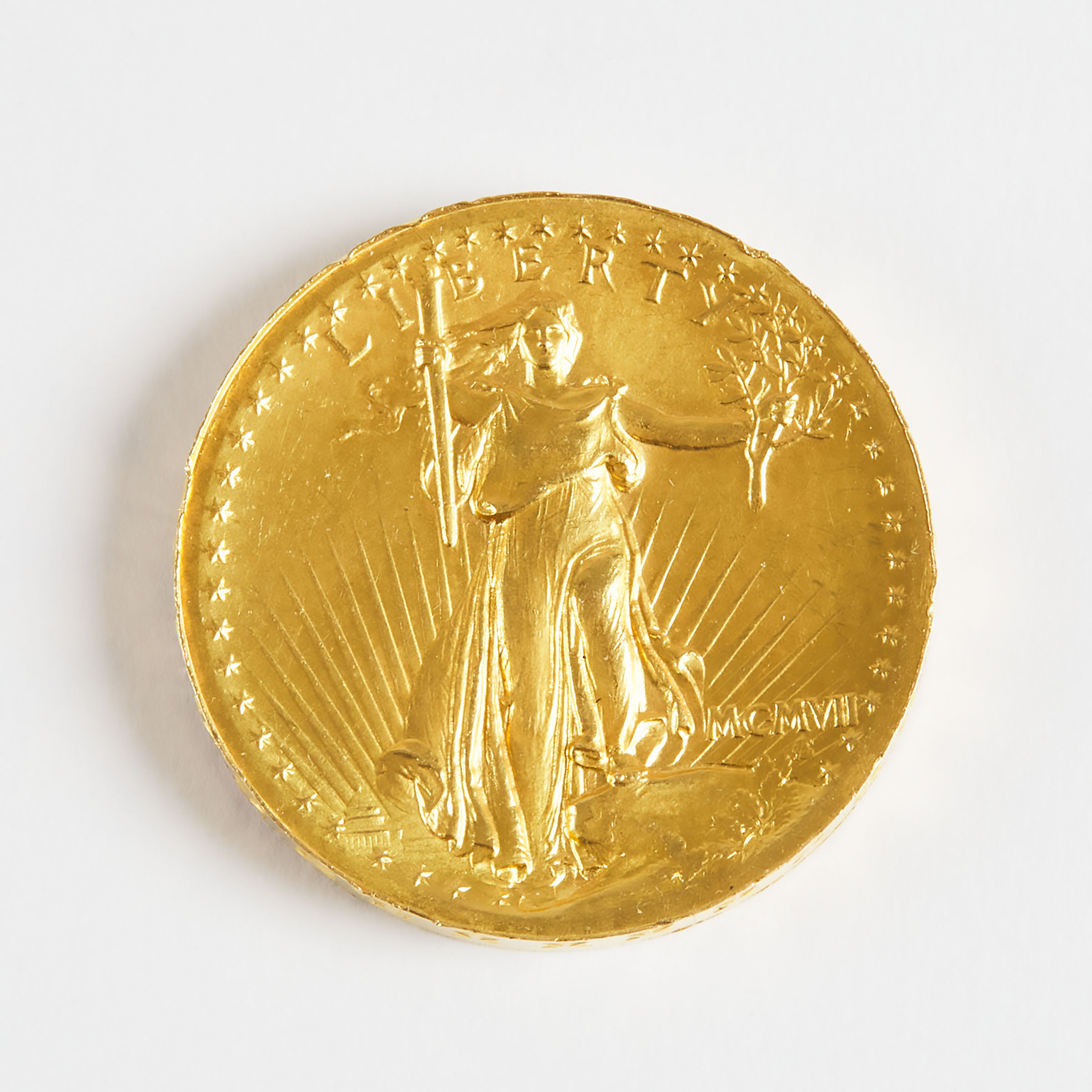 American MCMVII (1907) Double Eagle Gold Coin